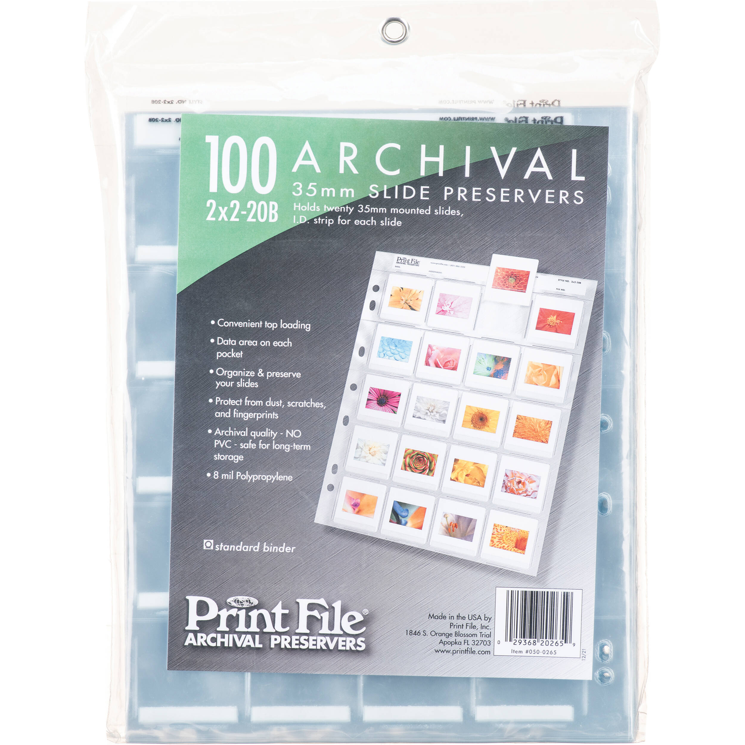 Plactic 35mm Slide Storage