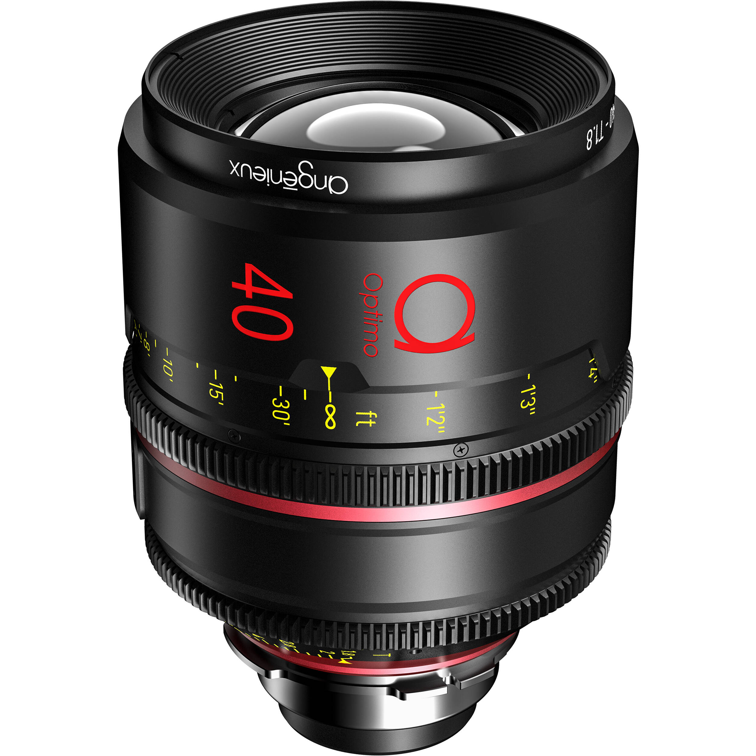 Angenieux Optimo Silver 40mm T1.8 Prime Lens ANG-OPR-40MM-FT-(S)