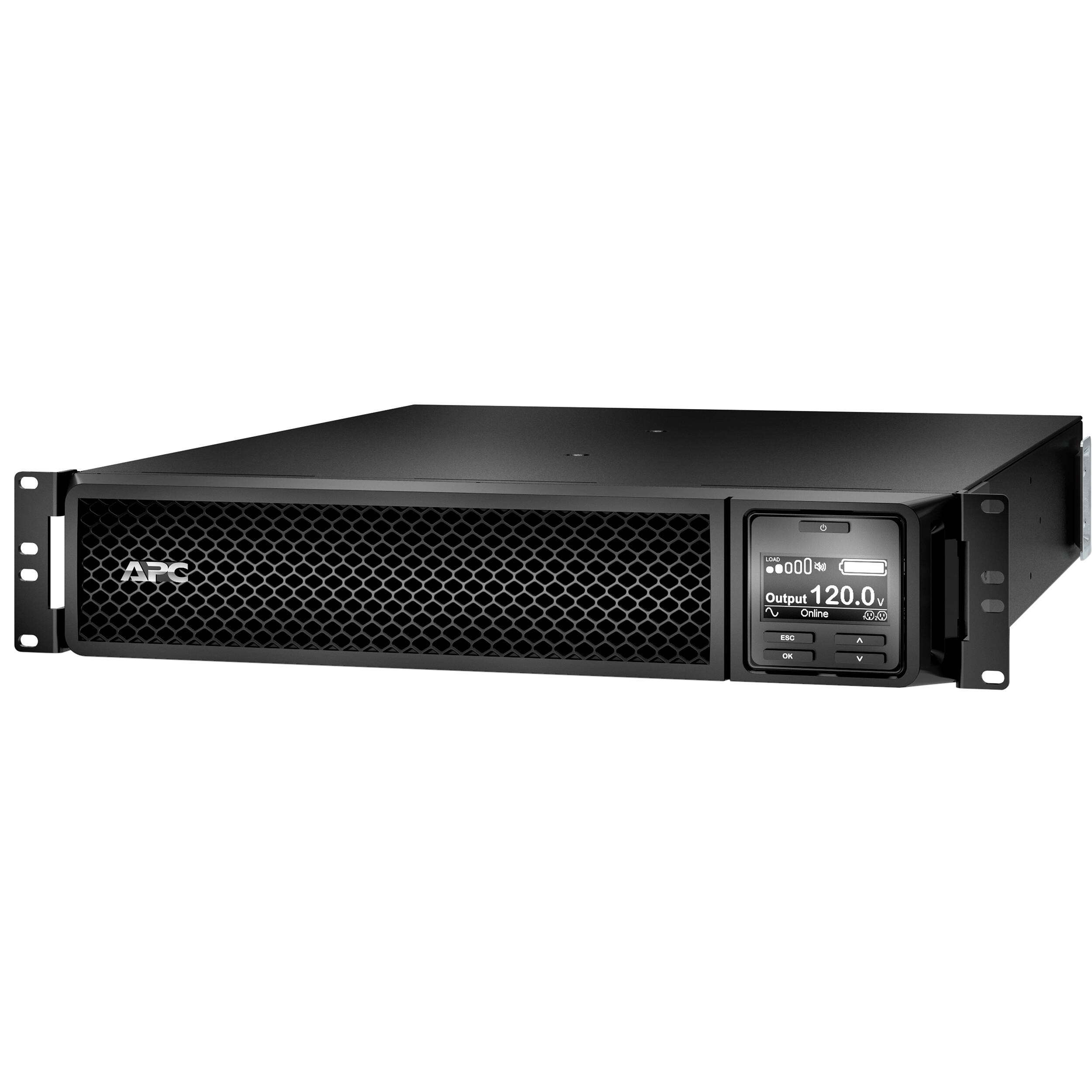 APC Smart UPS SRT 2200VA Rack Mount 120V SRT2200RMXLA B H