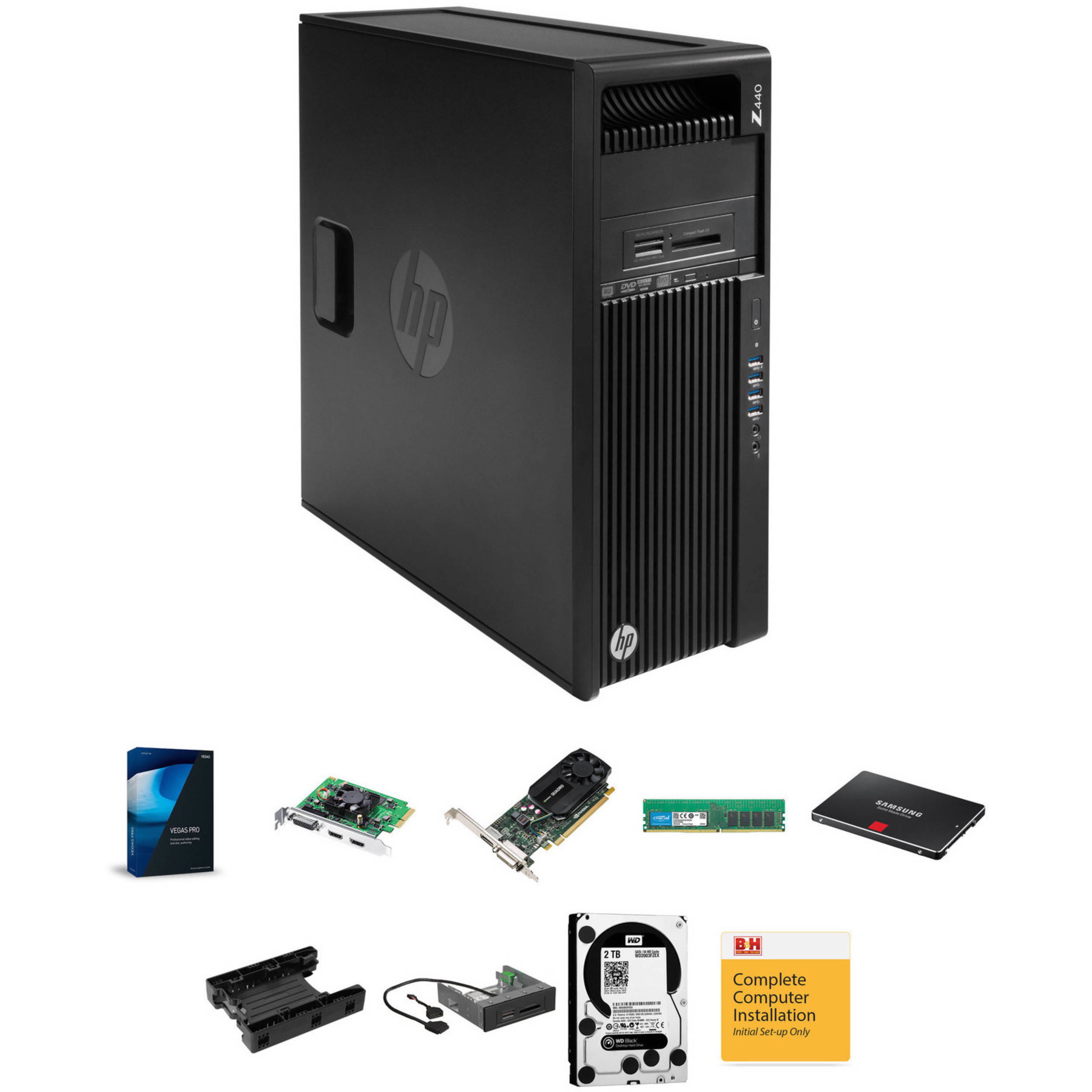 B&H Photo PC Pro Workstation HP Z440 Entry Level Turnkey