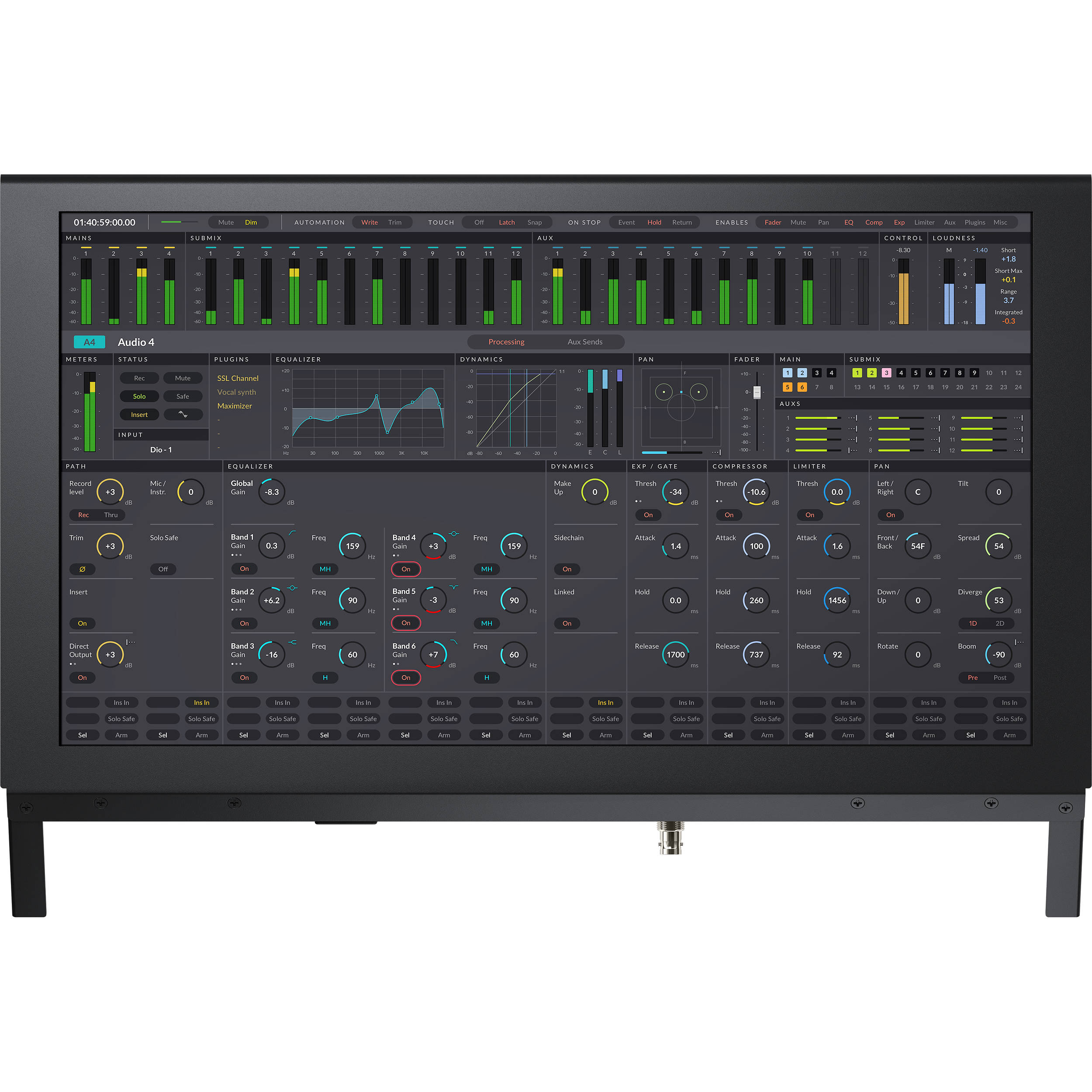 Blackmagic Design Fairlight Console LCD 