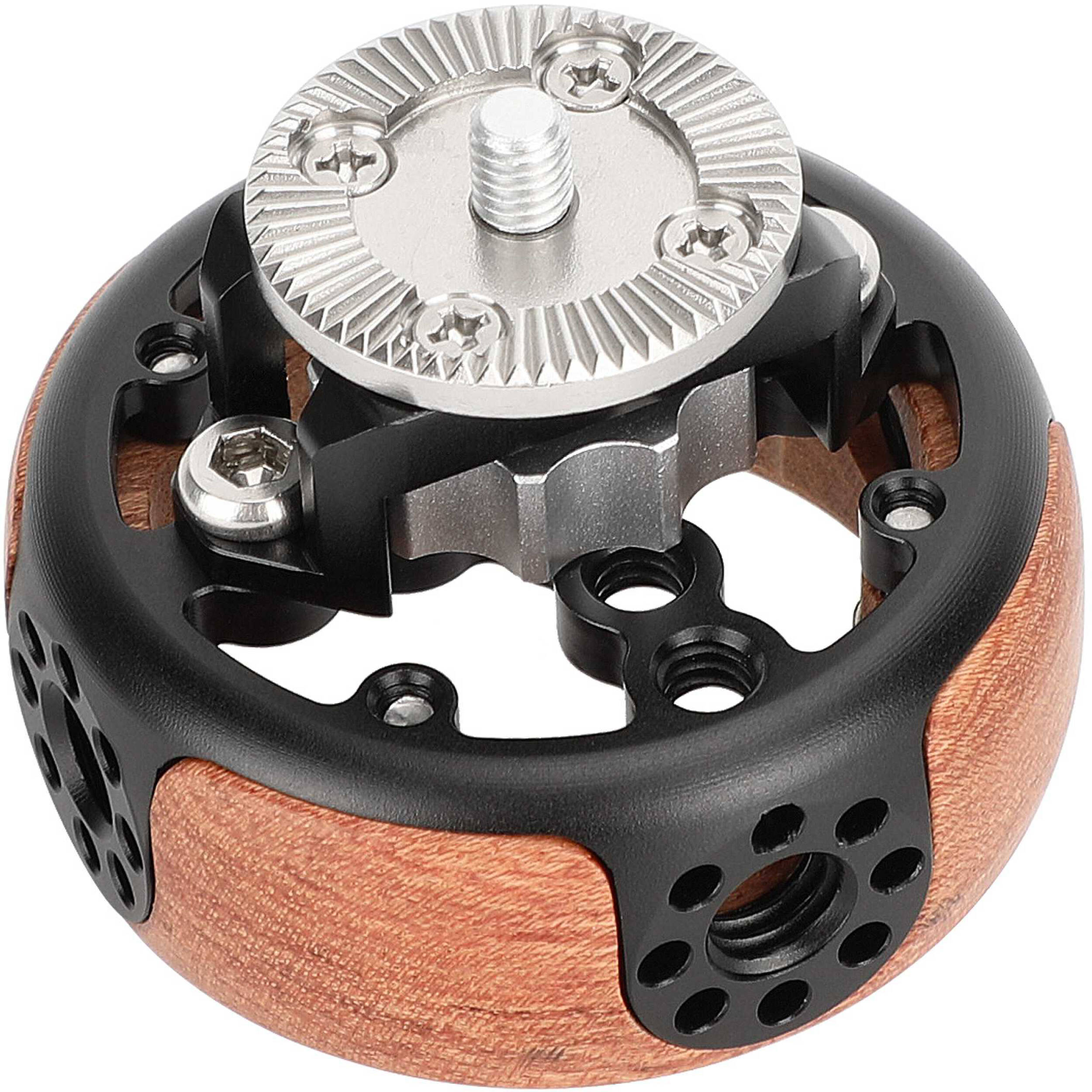 Adaptateur Rosette Avec Serrage De Tige - Compatible M6, Ø31.8 Mm - Pour Cage Caméra, Support Rig - CNC Aluminium - 9