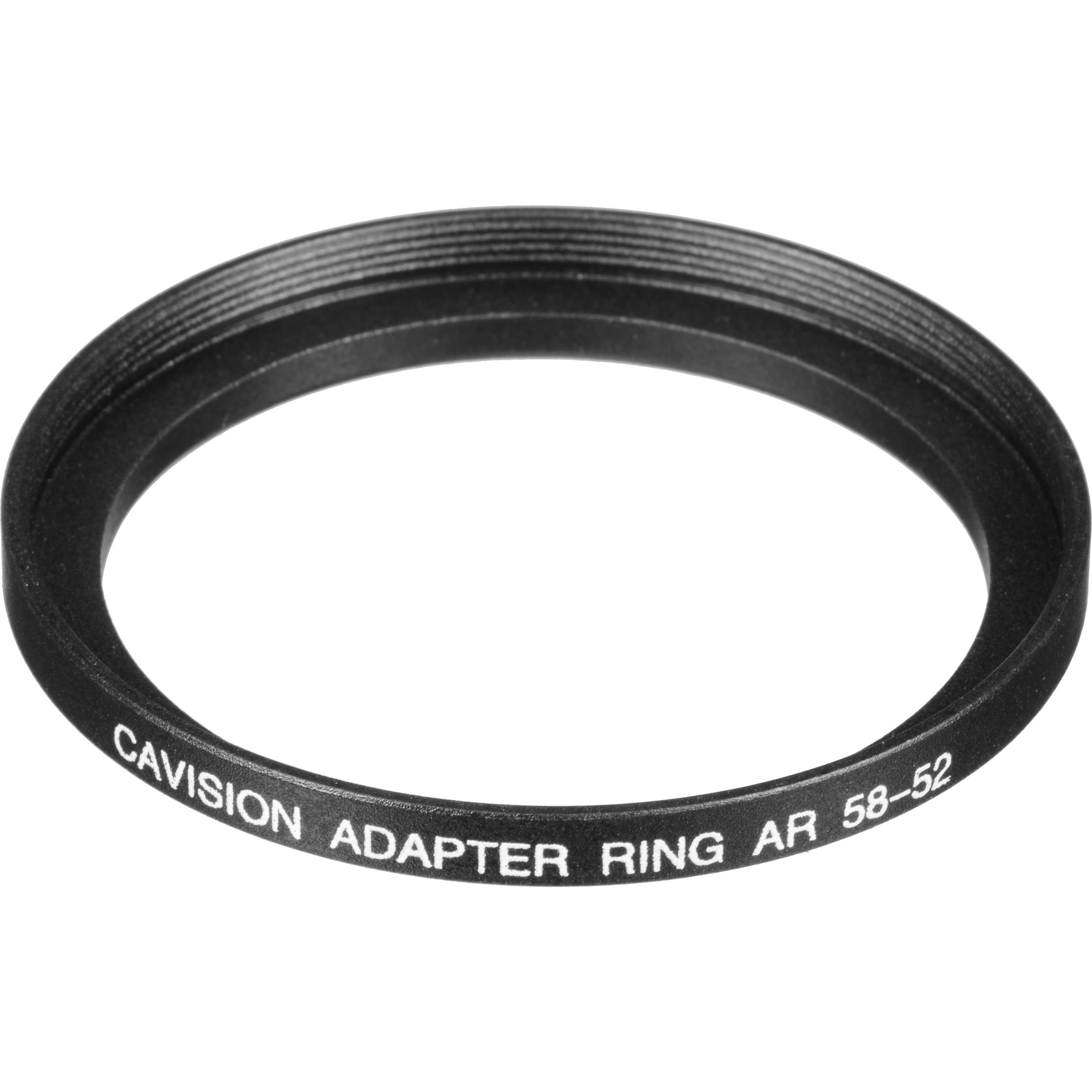 Kenko 52mm To 58mm Step-Up Ring - Aluminum Filter Adapter For Camera Lenses
