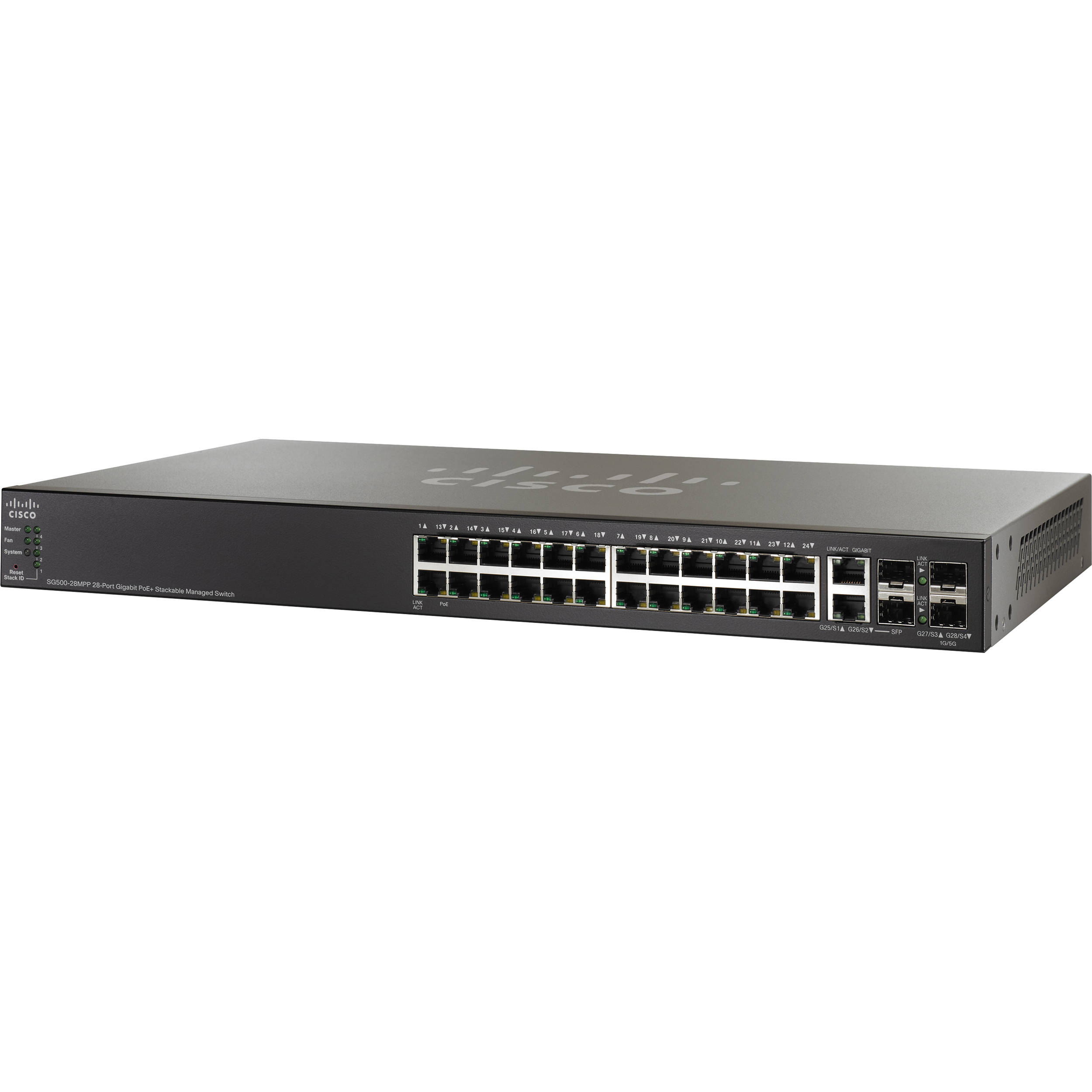 Cisco SG500 28MPP K9 NA 28 Port Gigabit SG500 28MPP K9 NA B H