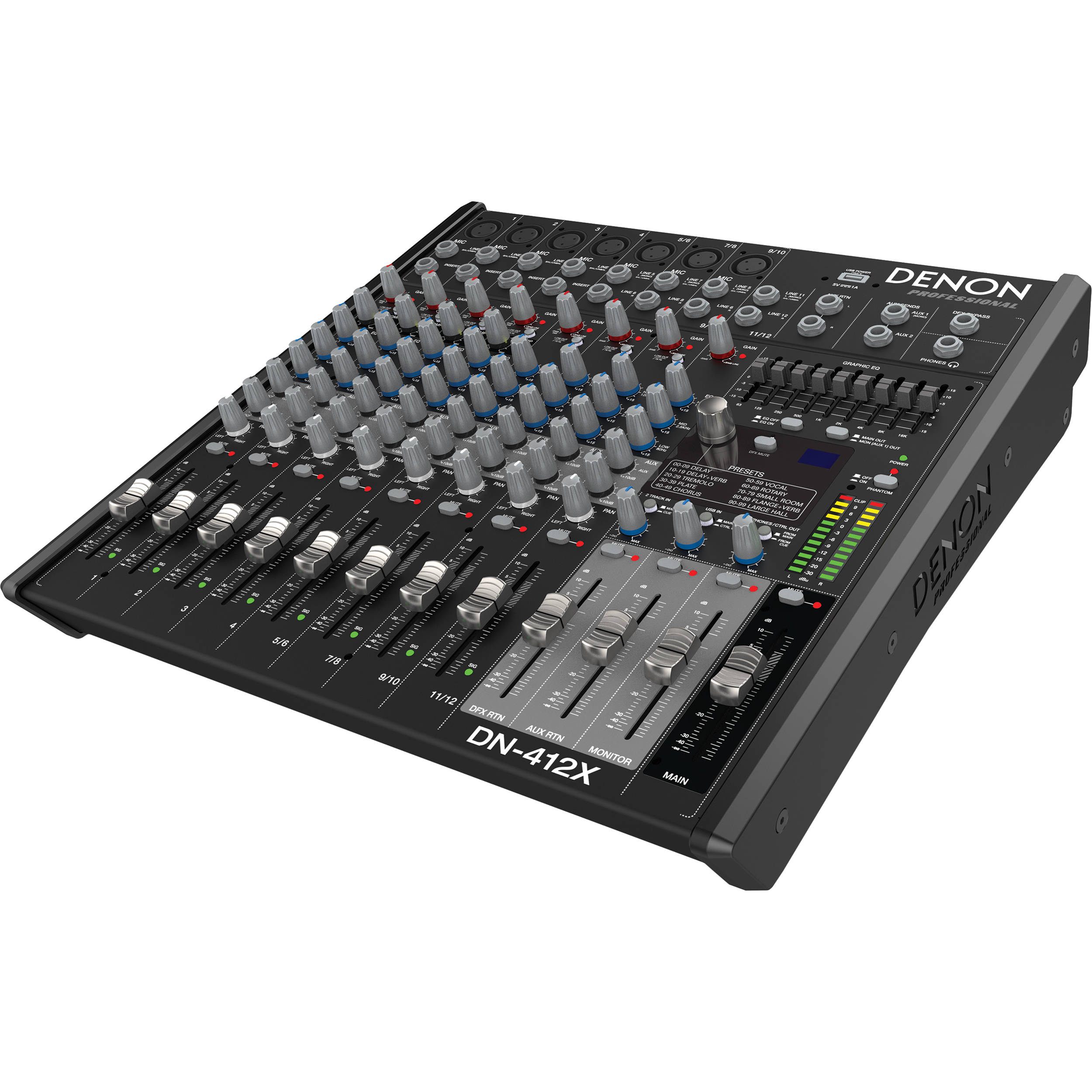 Denon Professional DN312X 業務用 ミキサー マイク 12チャンネル ライン