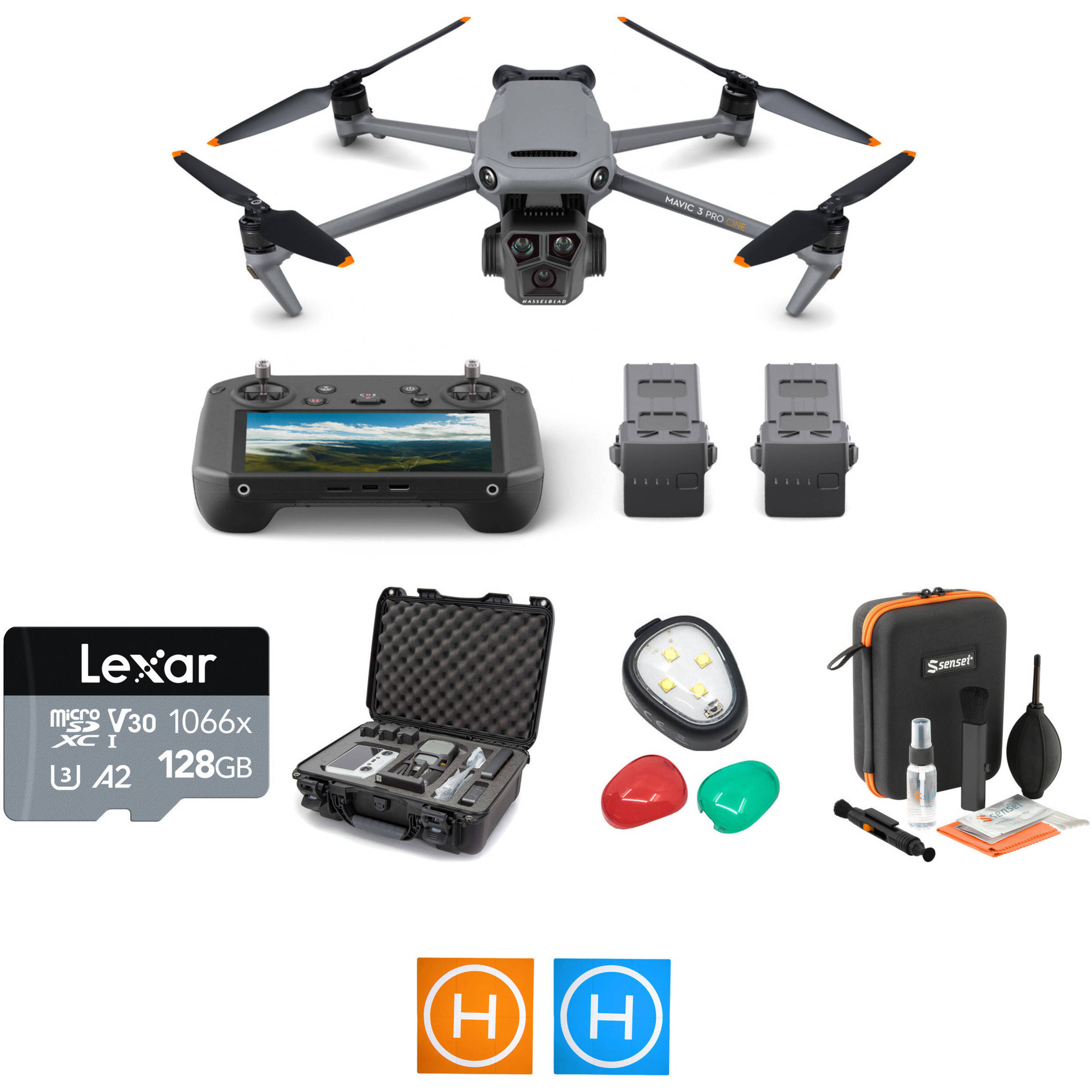 Tosiicop Mavic 3 Pro Landing Gear – Mavic 3 Pro Cine - Supporto pieghevole esteso per drone DJI Mavic 3 Mavic 3 Pro Cine