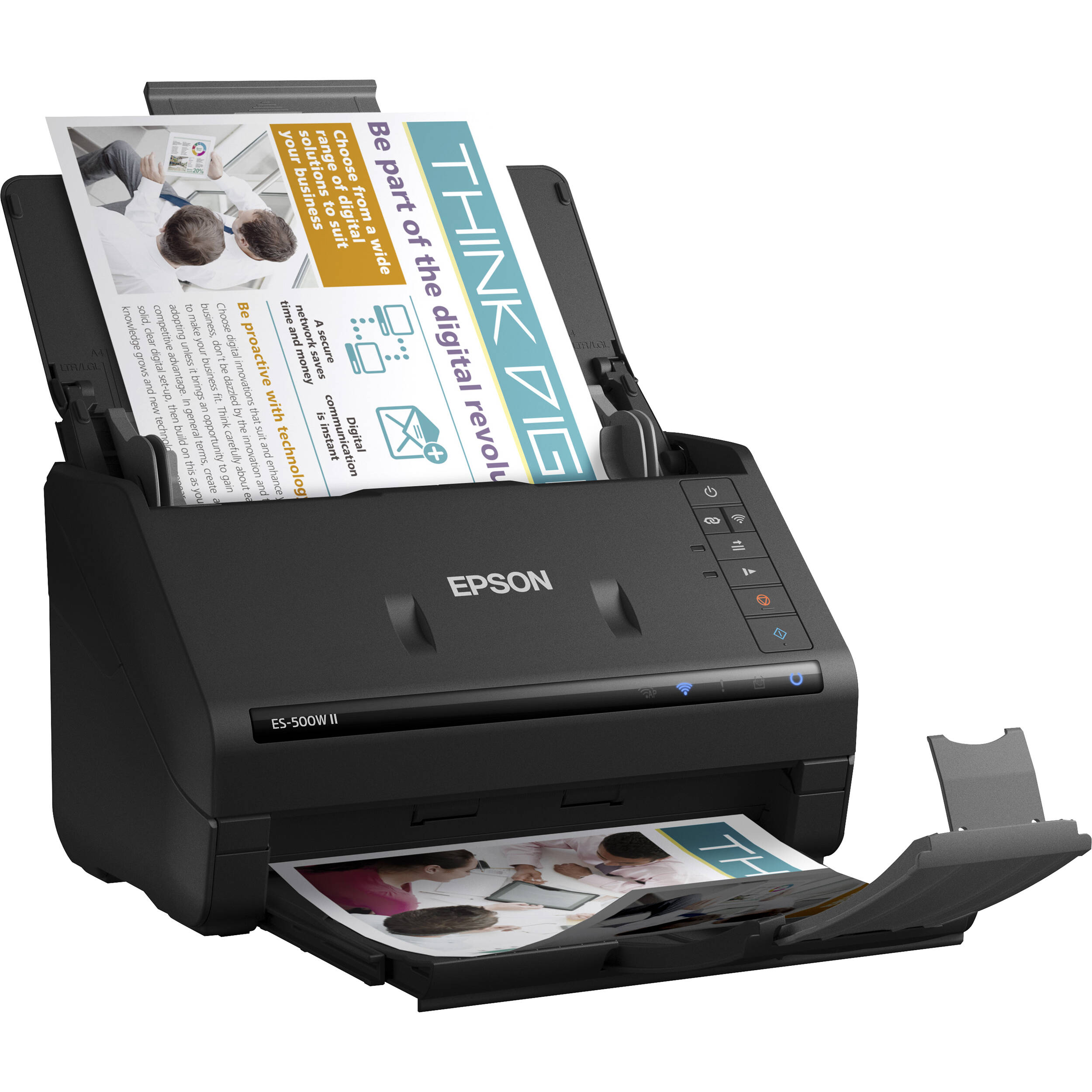  Epson  ES 500W II Wireless Duplex Document Scanner  