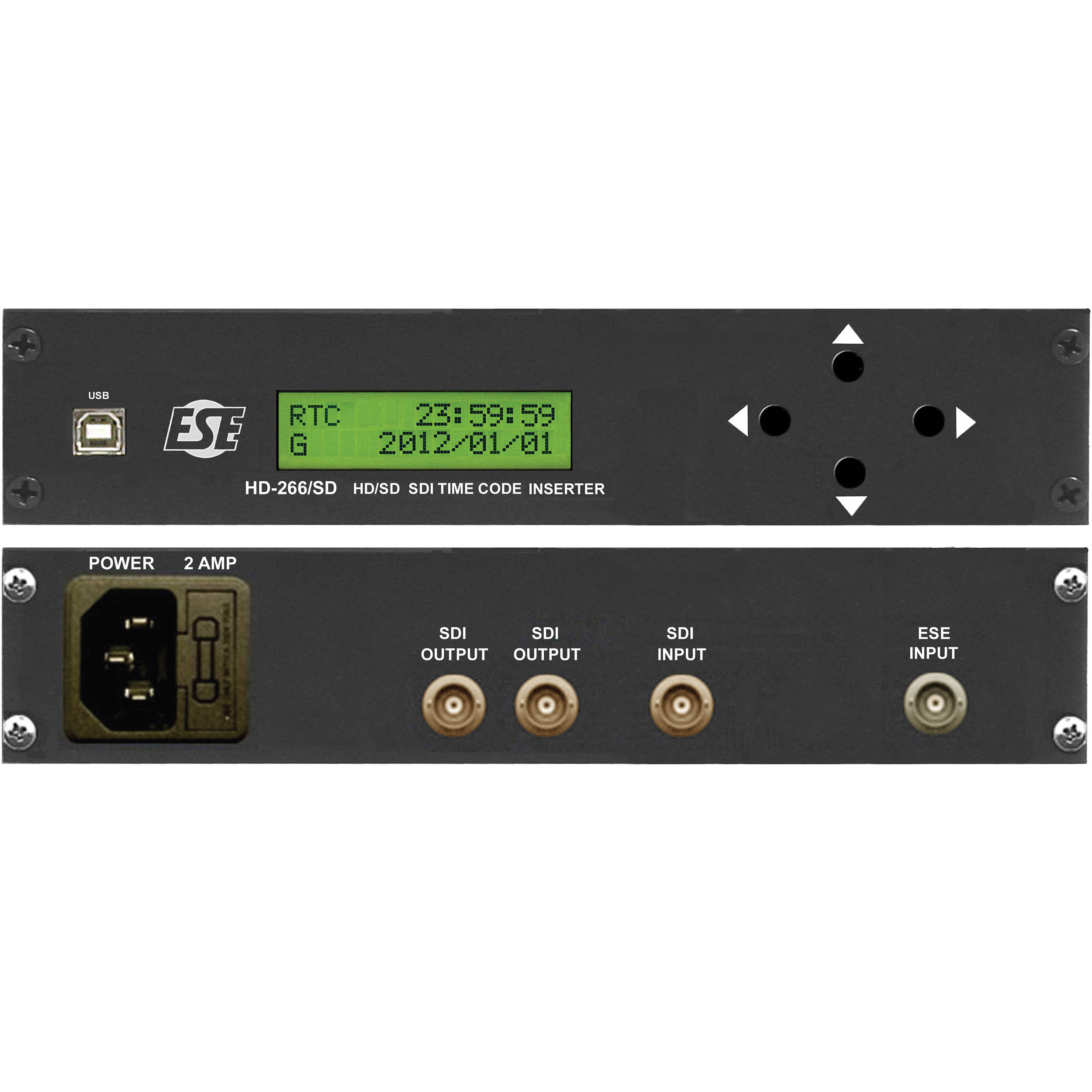 ESE HD-266/SD/1/P2/UL SDI Side-by-Side Rack HD-266/SD/1/P2/UL