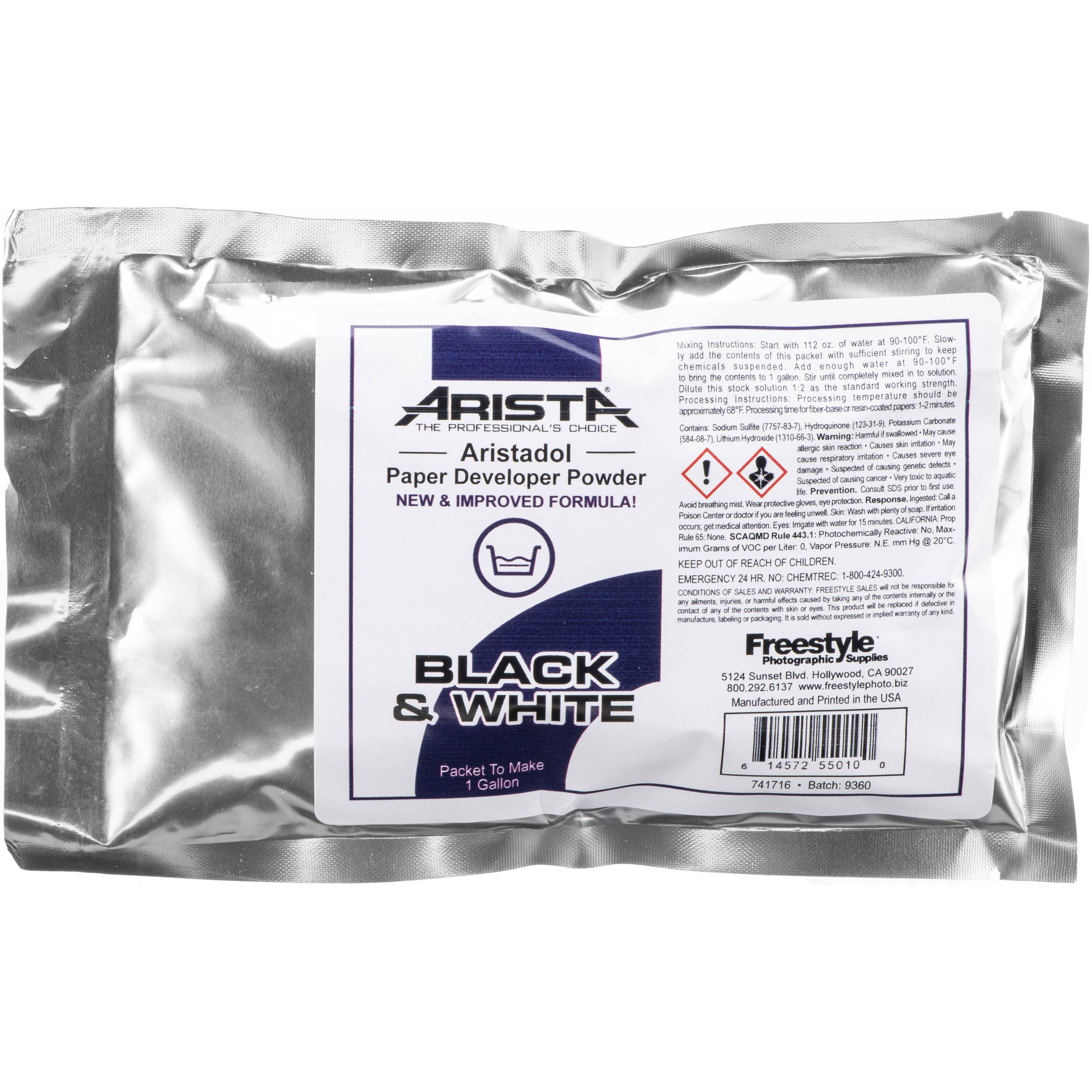 Arista Aristadol Powder Paper Developer (To Make 1 gal) 550105