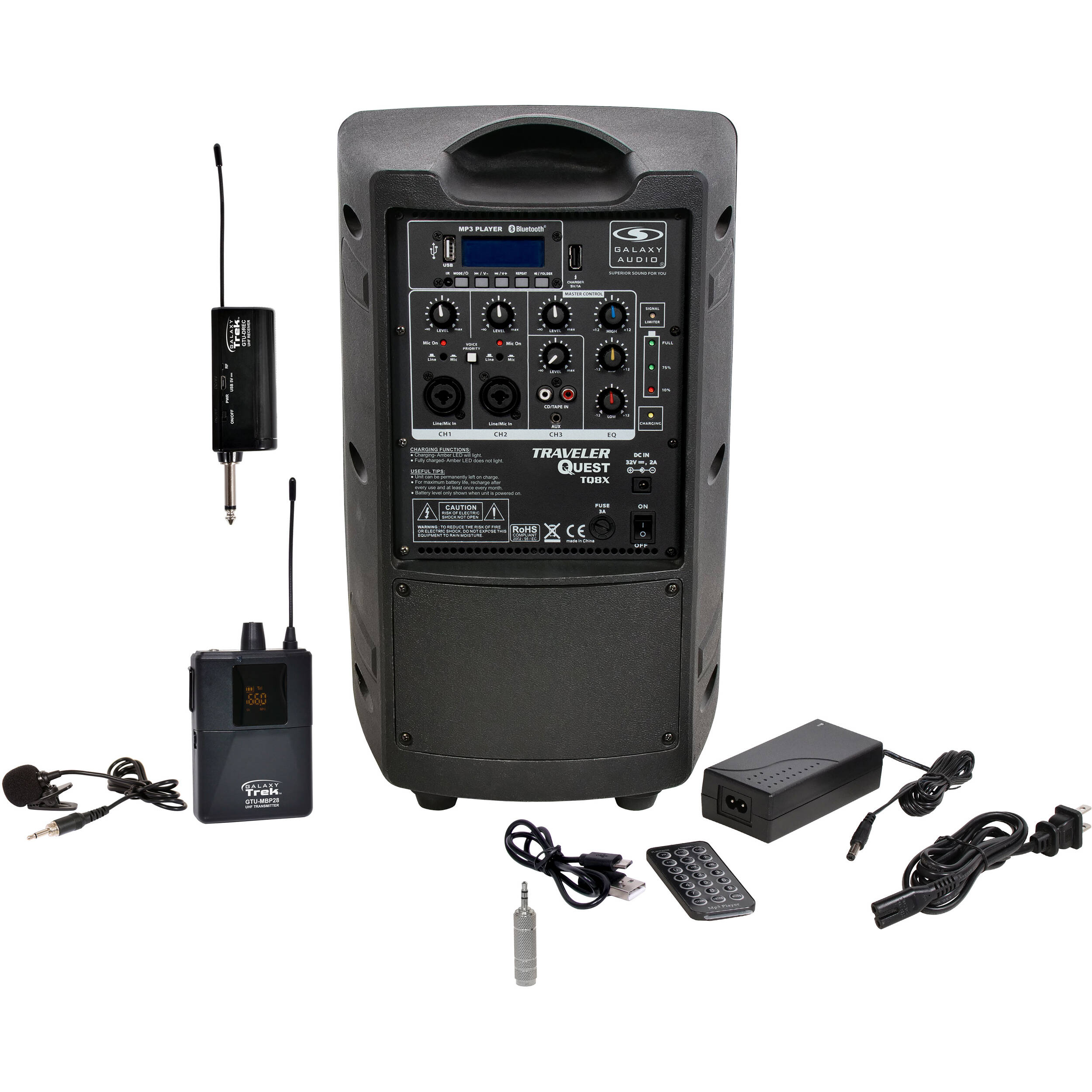 Galaxy Audio Traveler Quest TQ8X PA 