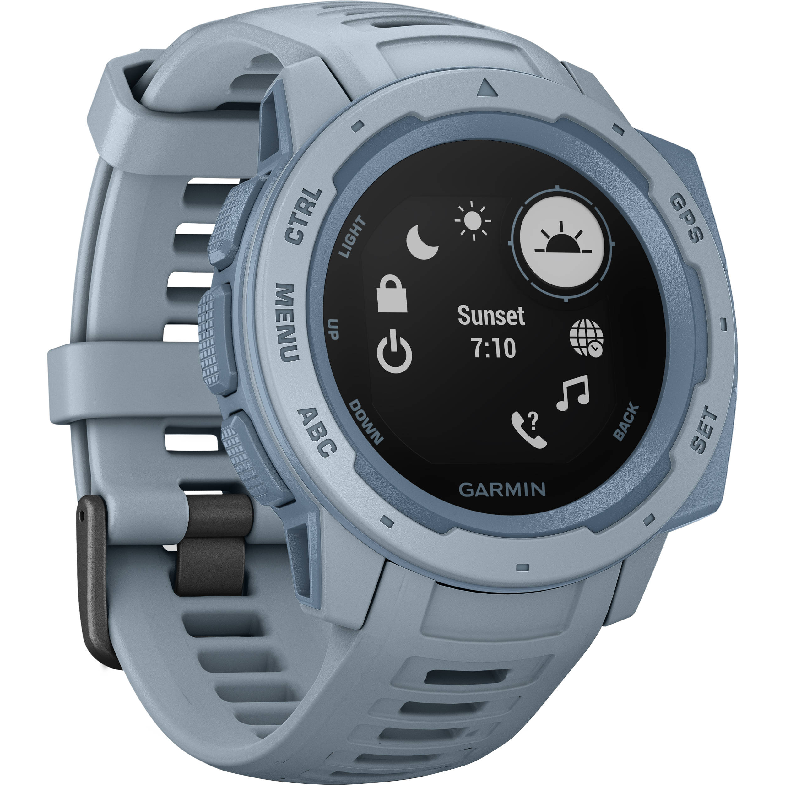 Garmin Instinct Outdoor GPS Watch Sea Foam 010 02064 05 B H Garmin Instinct Outdoor GPS Watch Sea Foam 010 02064 05 B H