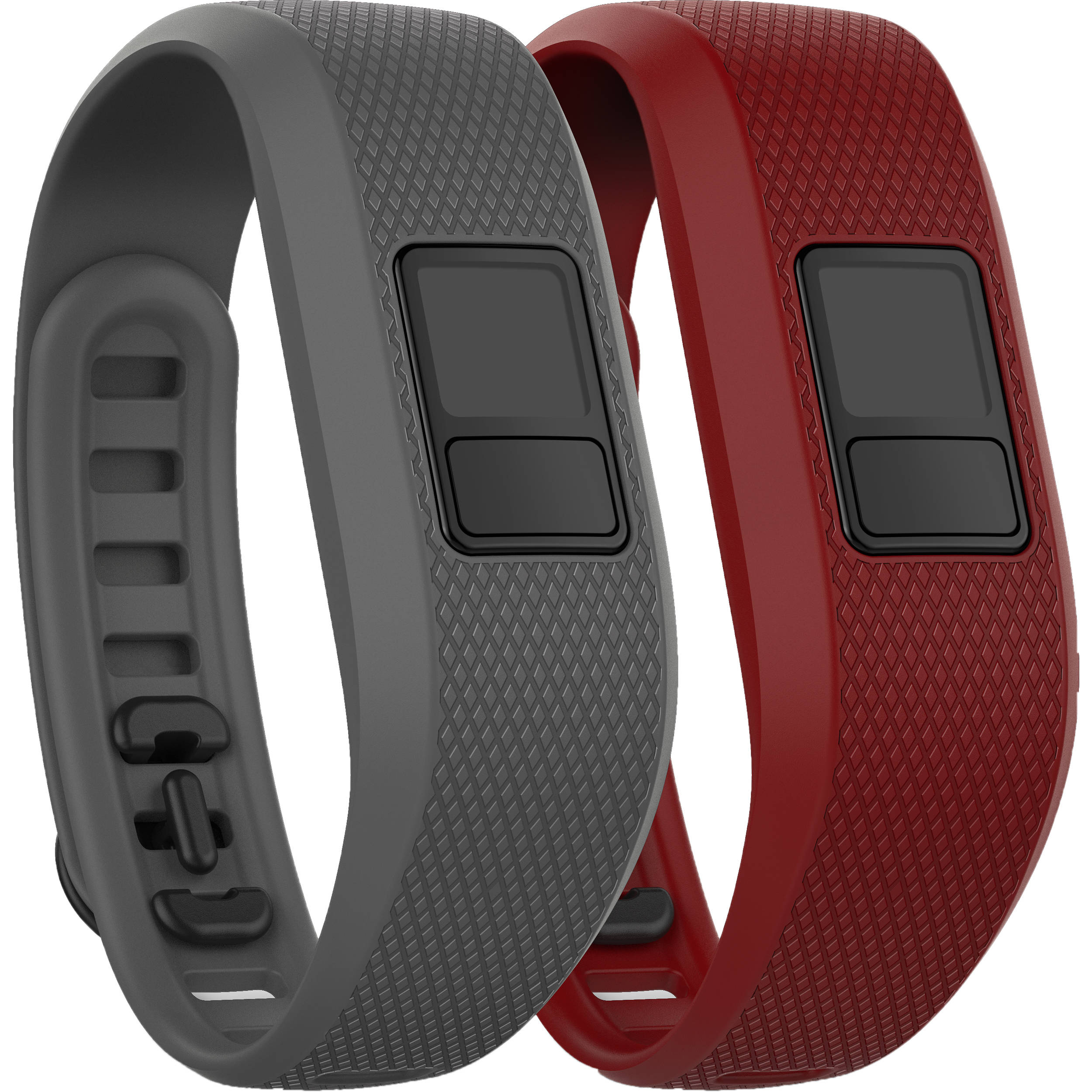 Bracelets De Rechange Pour Garmin Vivofit 3 Et Vivofit JR - Lot De 2, Caoutchouc Médical, Fermoir Sécurisé - Plusieurs Coloris