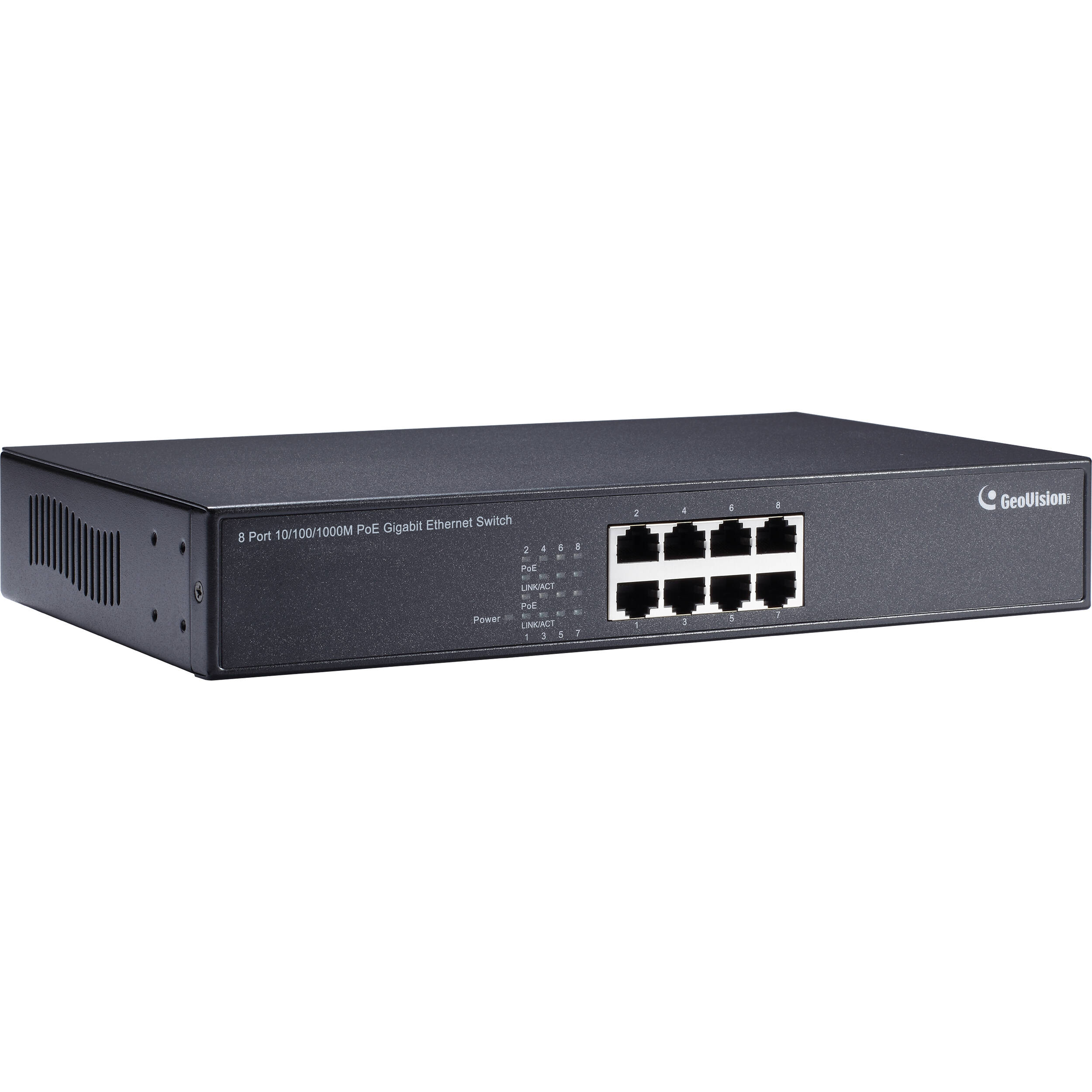 GEOVISION GVPOE0810 8Port Gigabit PoE Switch POE0810001U B&H