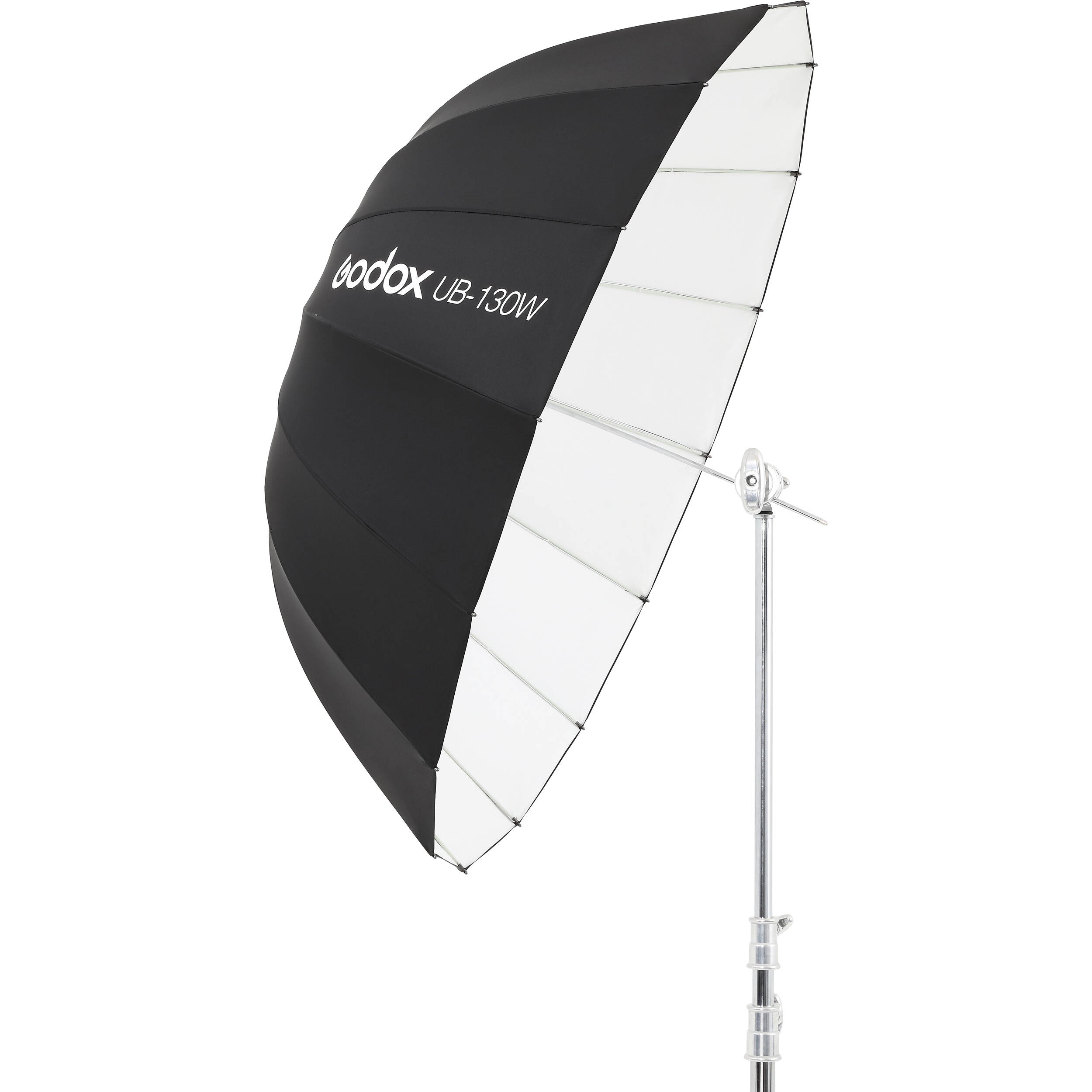 Godox UB-130D Ombrello Riflettente Parabolico Godox 130cm - Bianco, Nero, Argento, Trasparente - Con Diffusore E Custodia Riflettore Fotografico