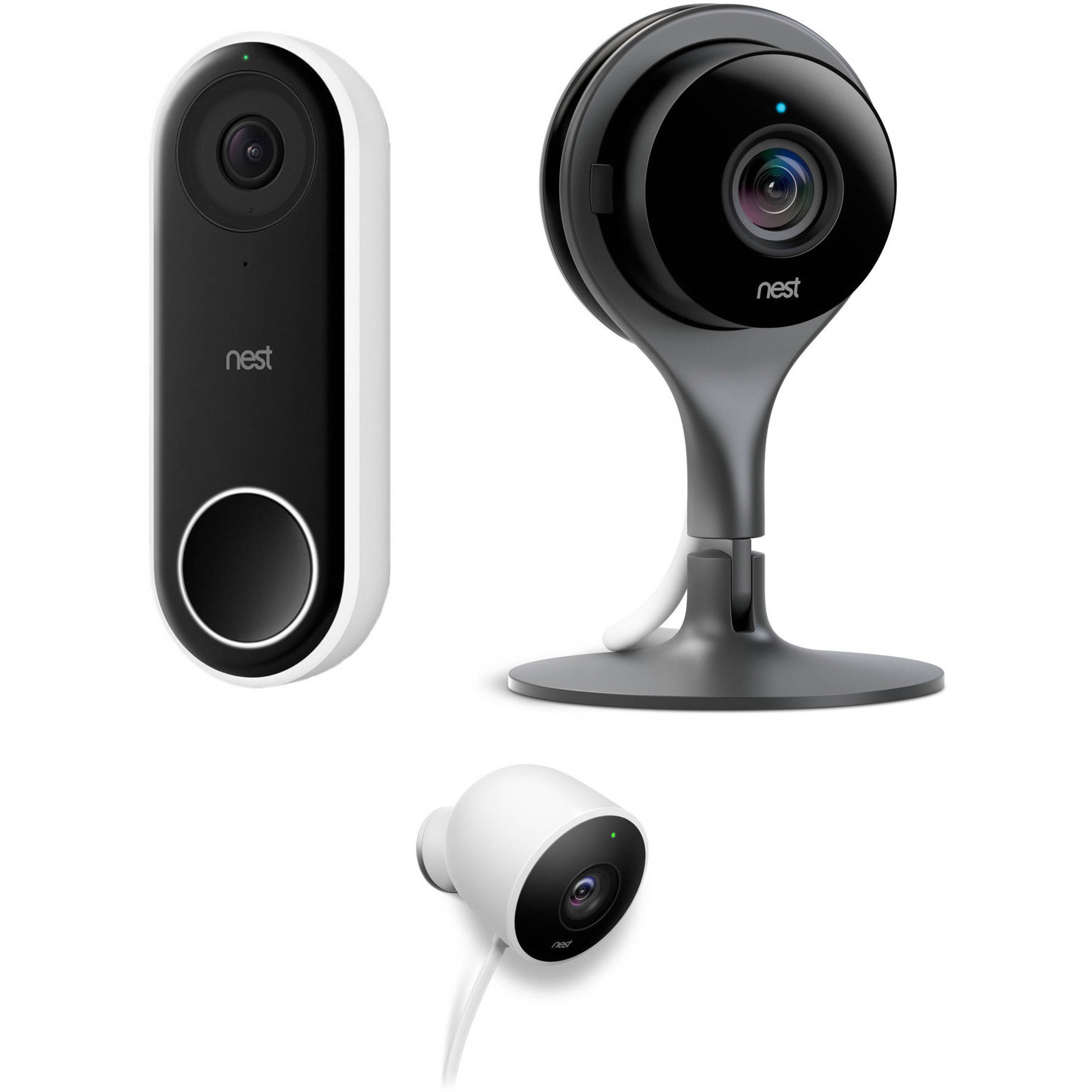 Google Nest Hello Video Doorbell With Nest Cam Indoor Nest