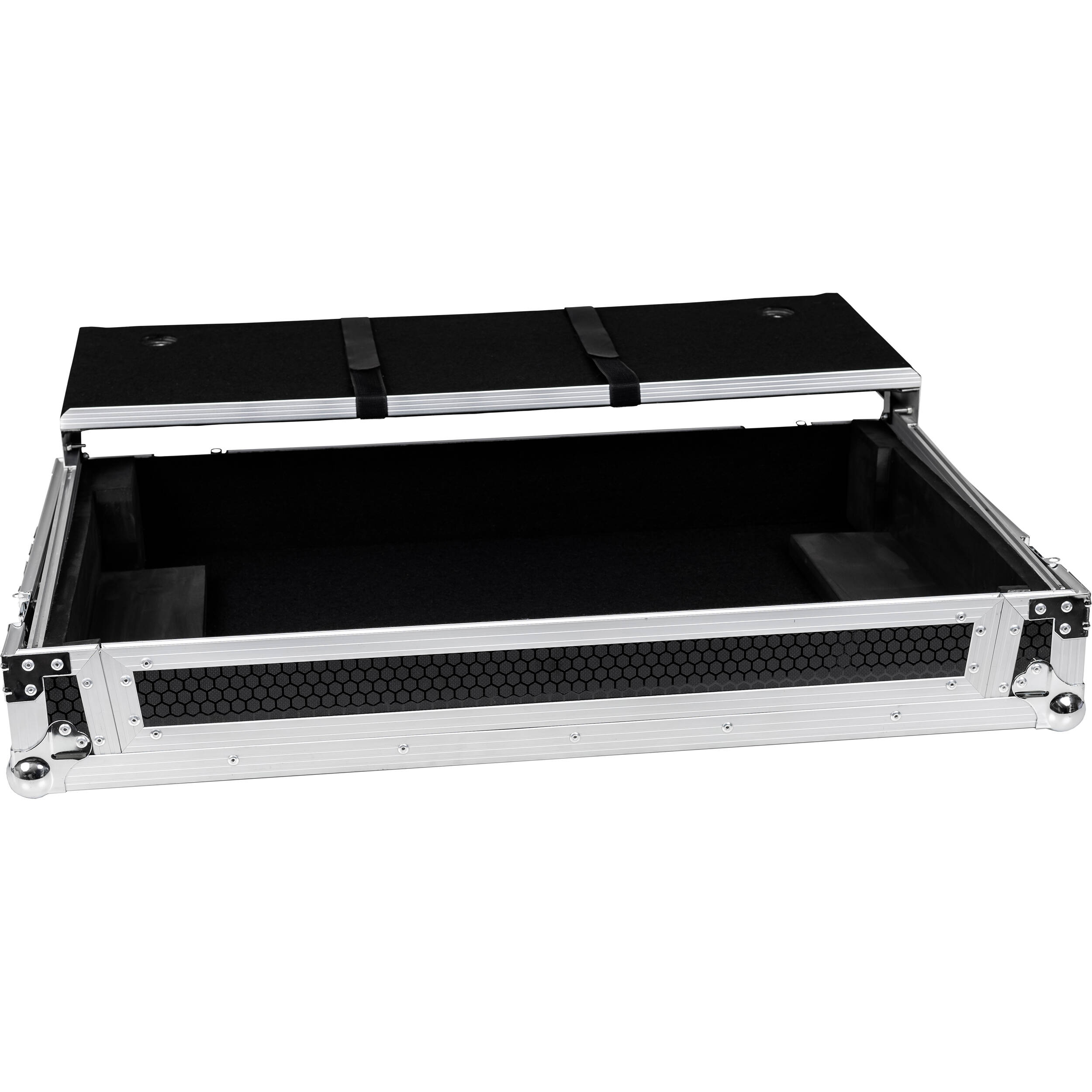 Jet Desktop Computer Case Headliner Flight Case with Laptop Platform and Wheels HL10014