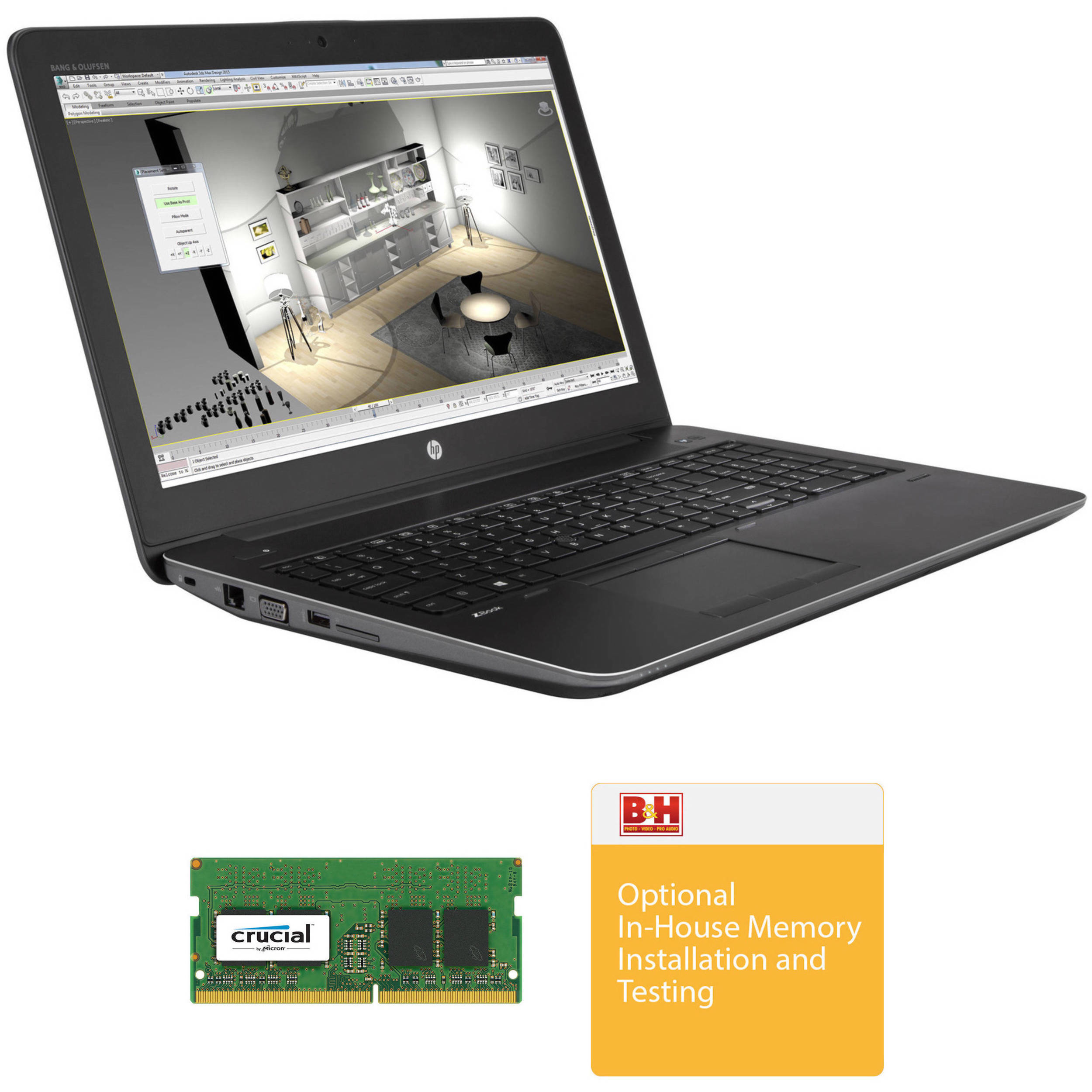 HP 15 6 ZBook 15 G4 B H Custom Mobile Workstation B H Photo