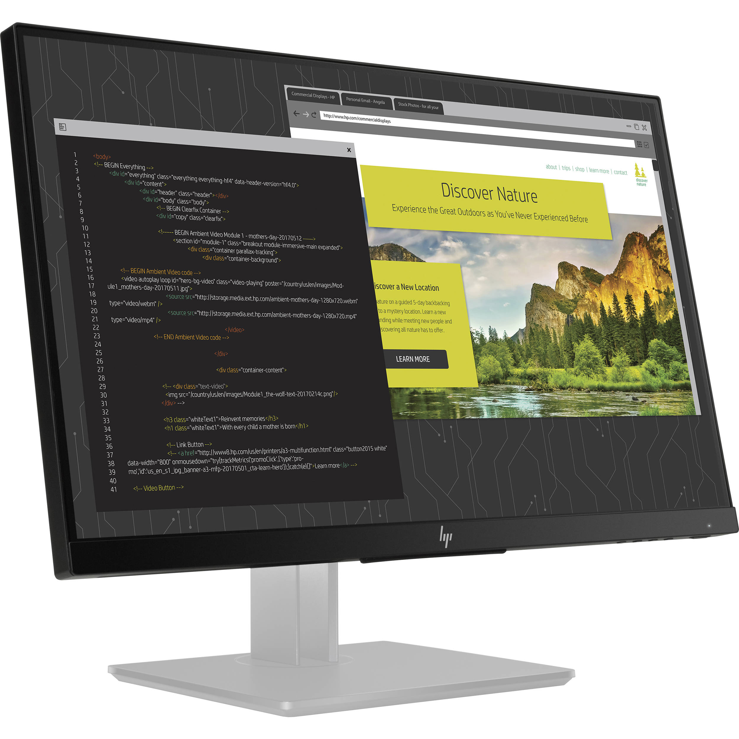 HP Z24nf G2 23.8" 16:9 IPS Monitor (Head Only) 1JS07U9#ABA B&H