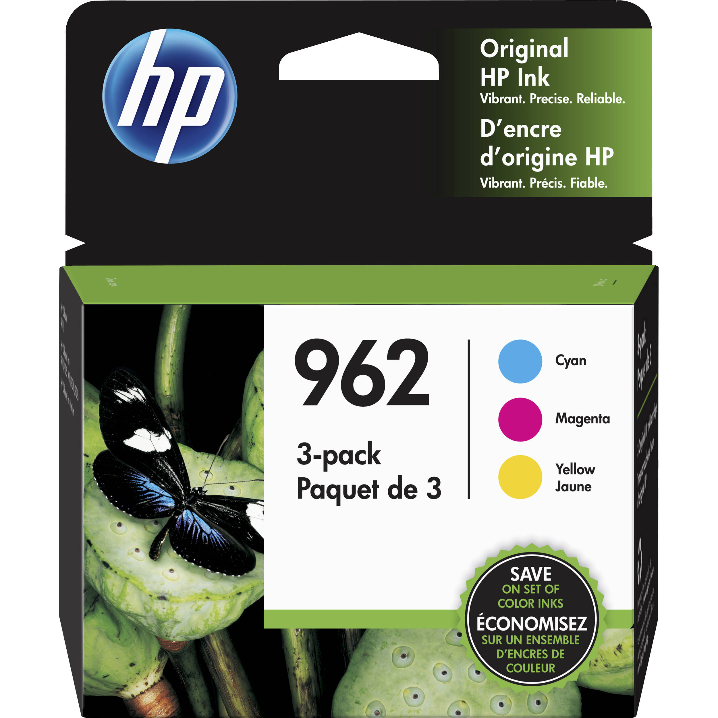 HP 962 Cyan/Magenta/Yellow Original Ink 