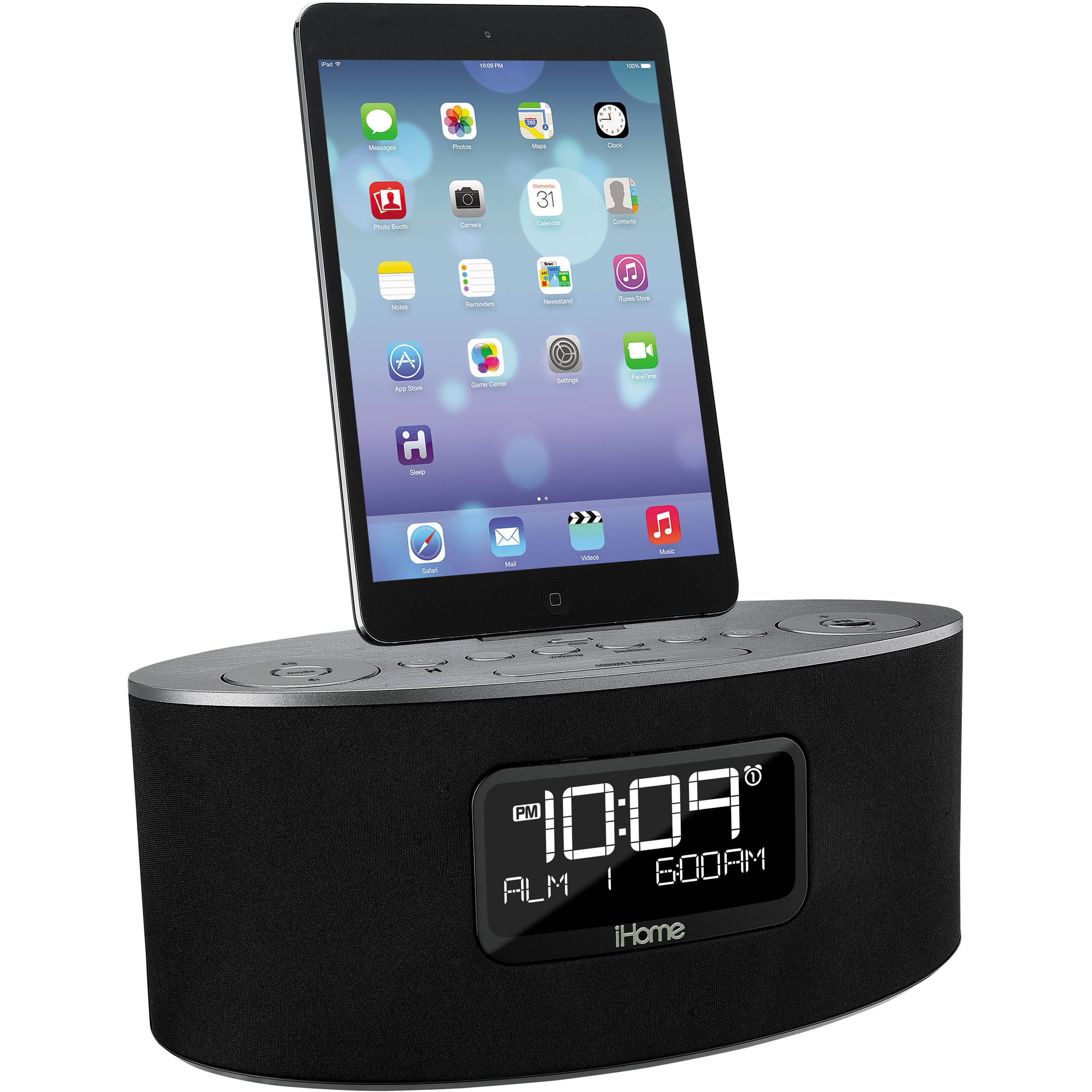 ihome dual dock clock radio