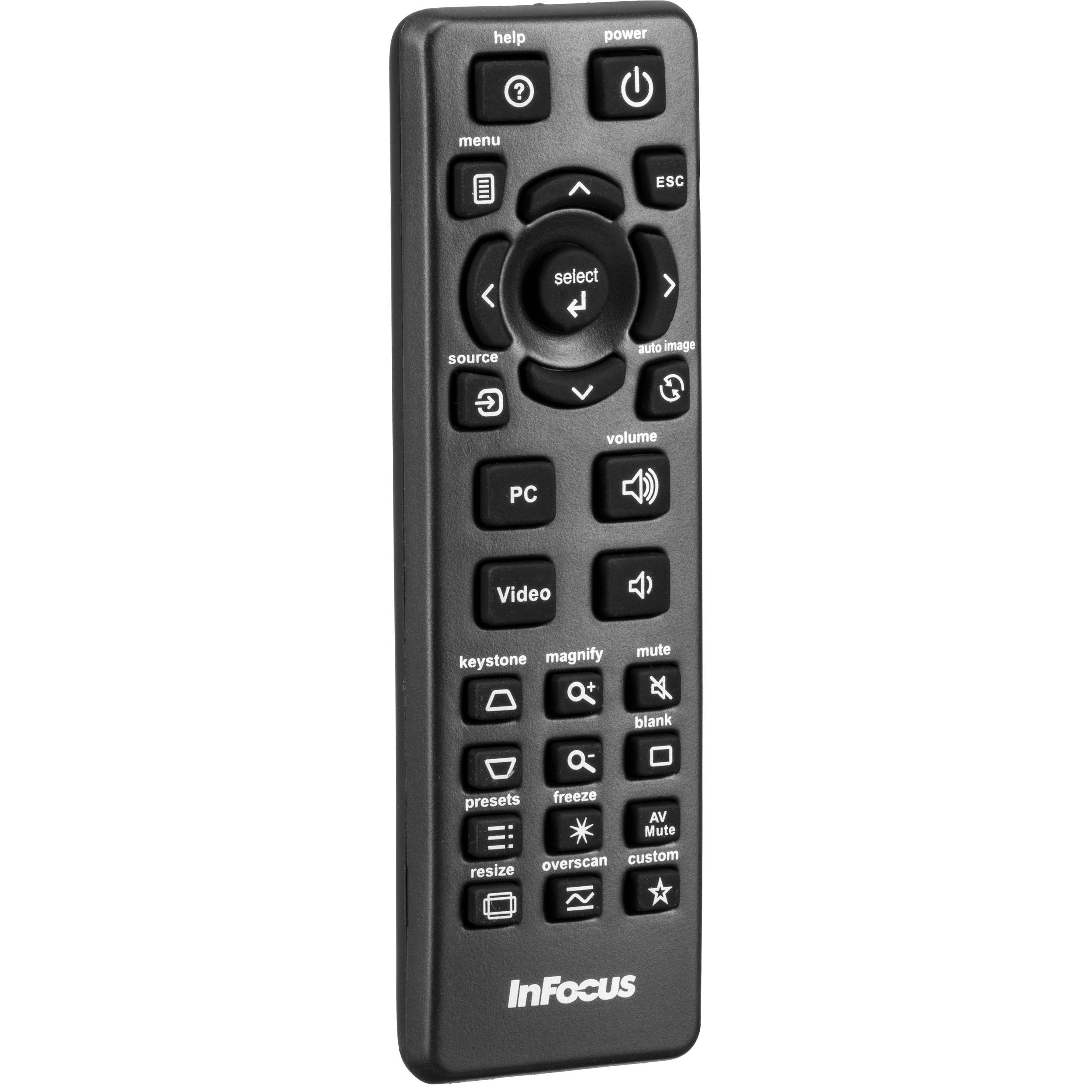 Infocus Remote Control _ InFocus TV, Video and Home Audio Remote ...