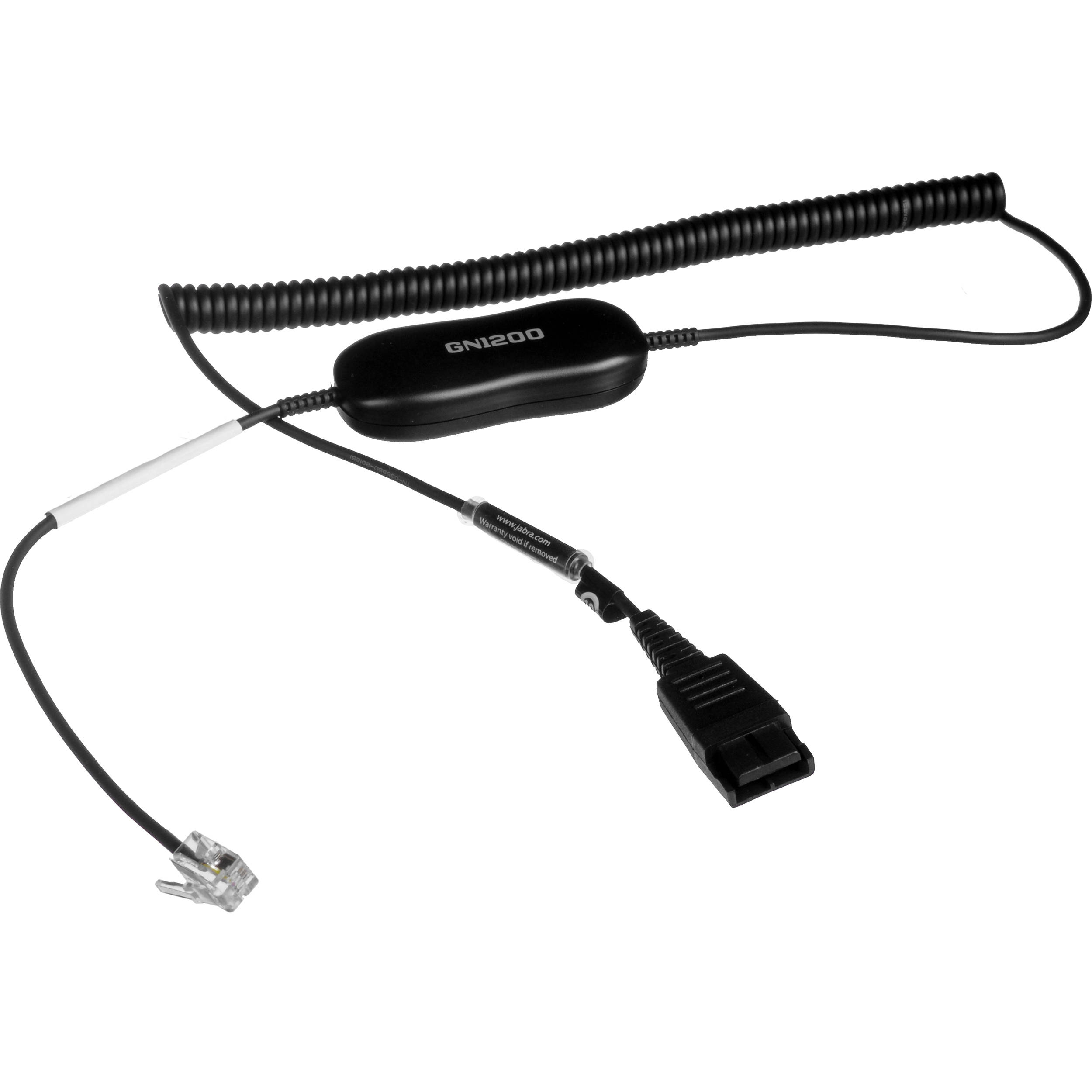 Jabra GN 1200 Universal Coiled Smart Cord 88011-99 B\u0026H Photo
