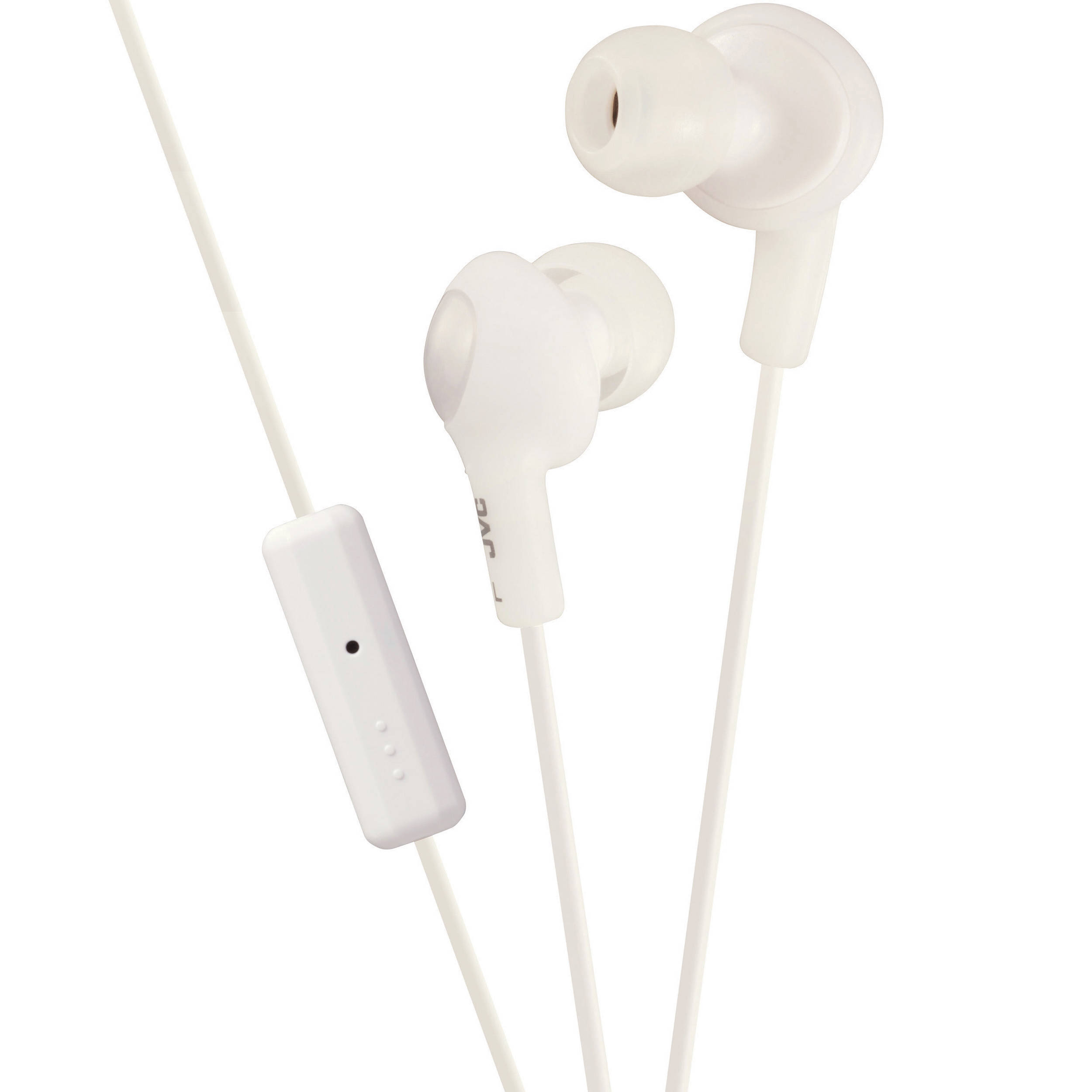 JVC HA-FR6 Gumy Plus Earbuds (White) HA 