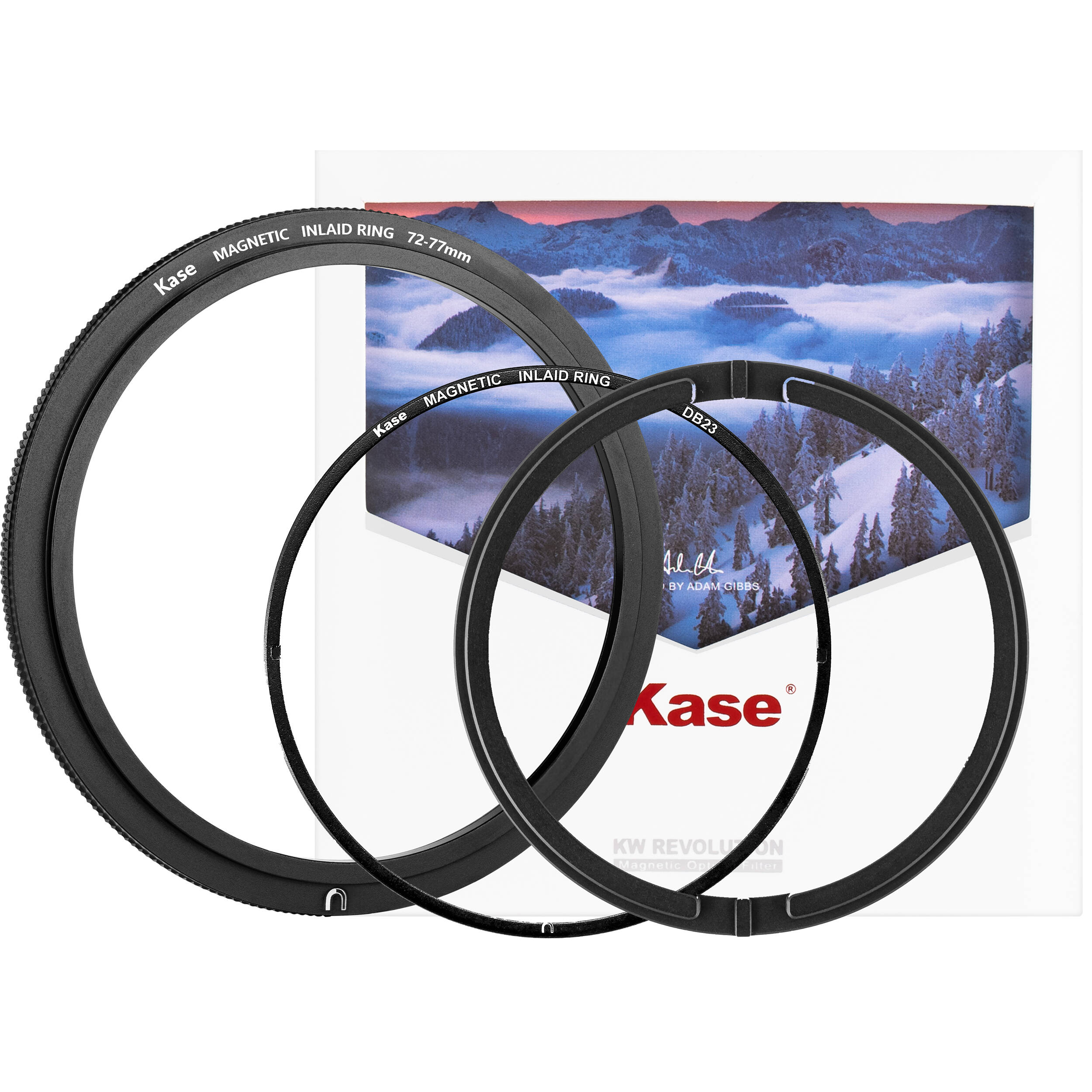 Kase Wolverine ND8 Filter – 77 Mm, Magnetisch, 3 Stops, Gehärtetes Glas, Mit Adapter