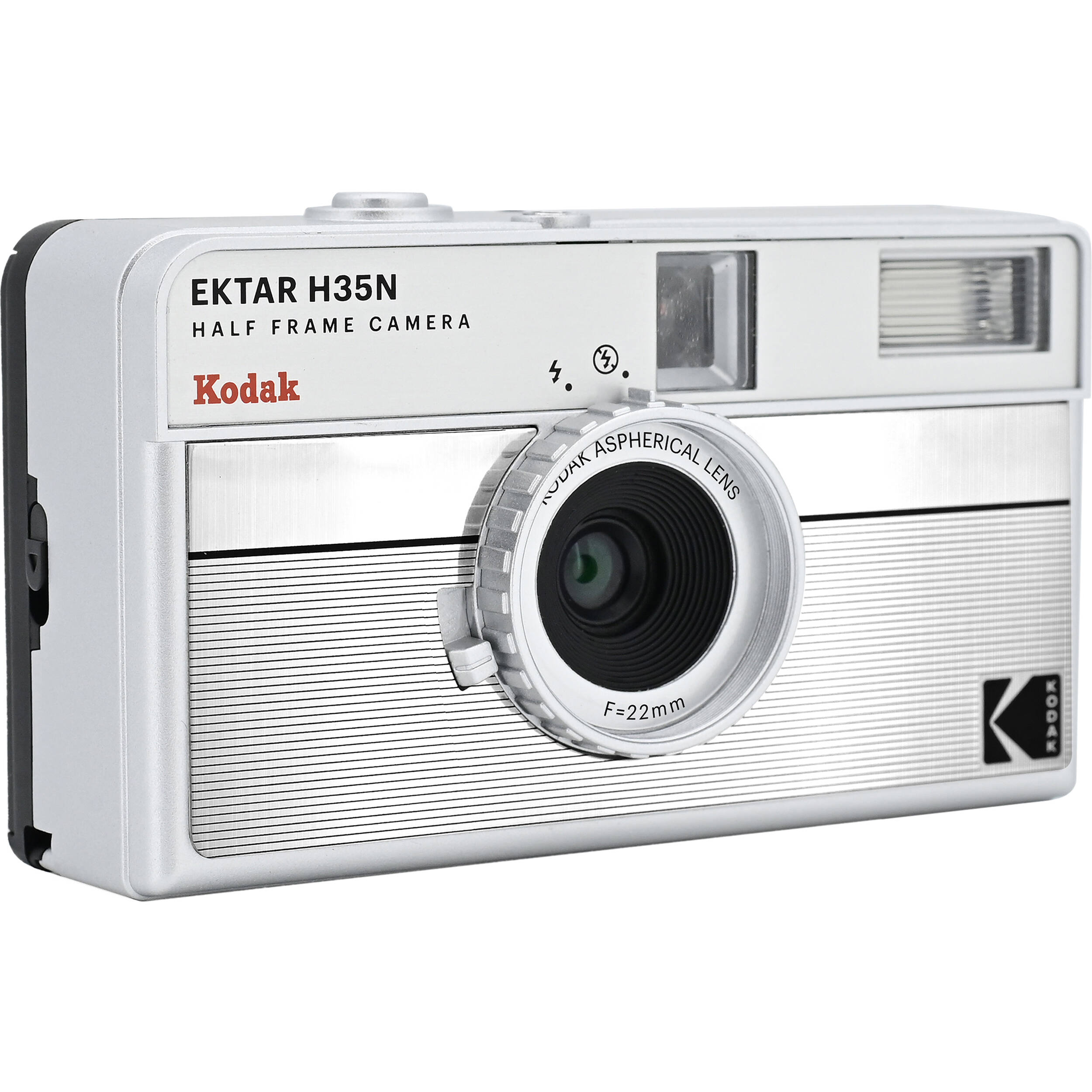 KODAK EKTAR H35N - Appareil Photo 35mm Demi-format Réutilisable + 2 Films Couleur - Style Vintage, Facile à Utiliser, Léger