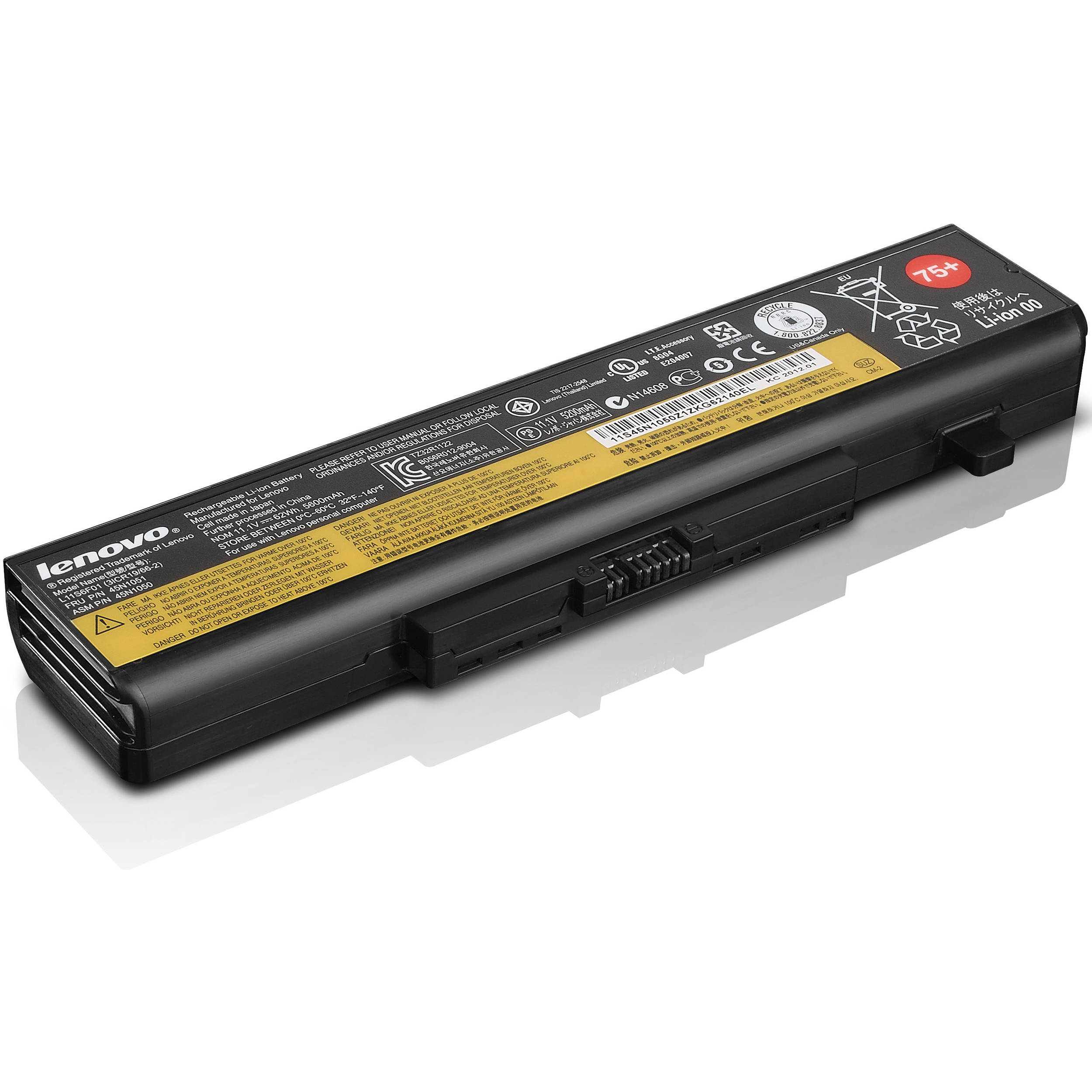 thumbnail image 2 of L11M6Y01 45N1042 45N1043 Laptop Battery For Lenovo ThinkPad E430 E430C B590 IdeaPad Y580 Z580 G580 Series 75 2 of 14