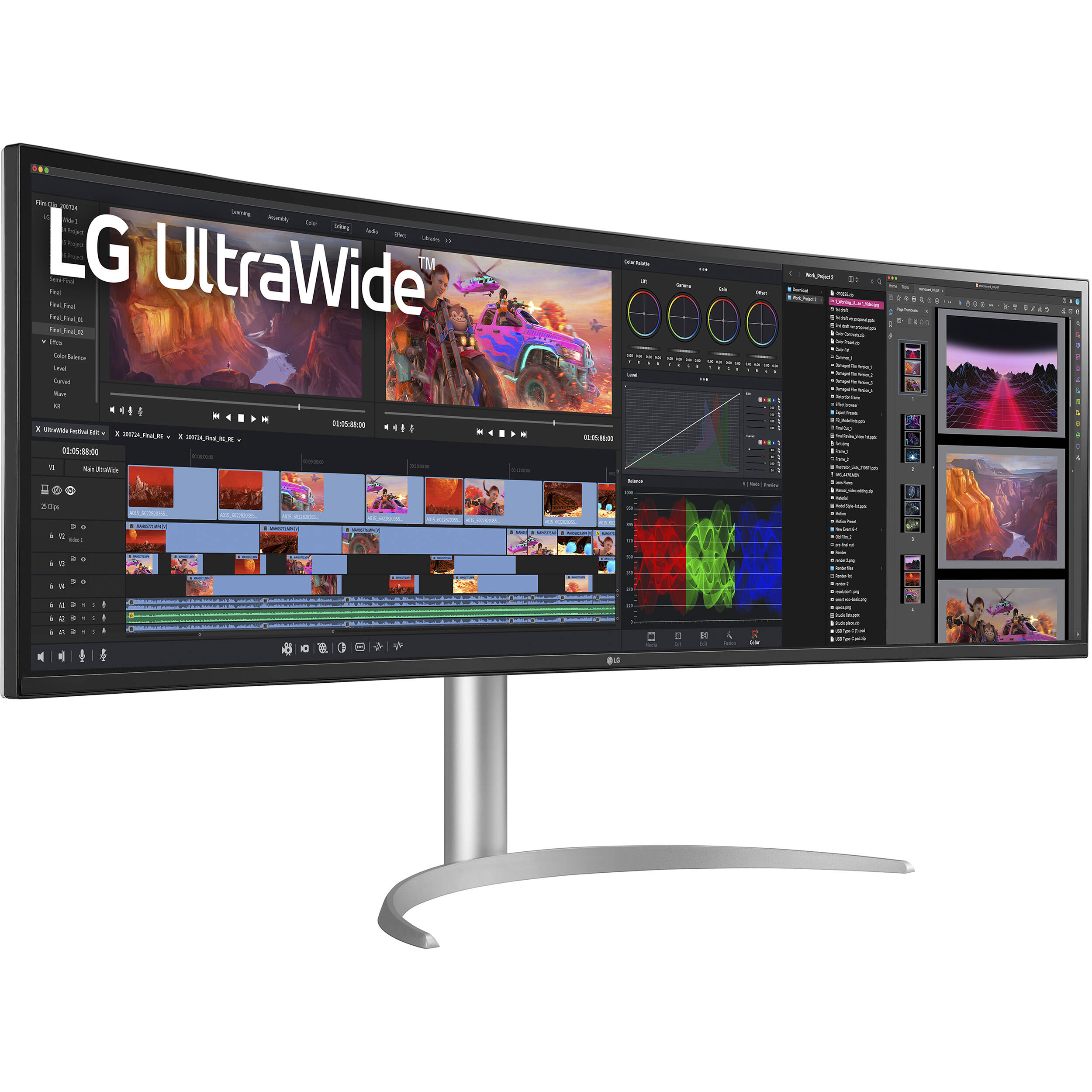 Used LG UltraWide 49 Dual QHD HDR 144 Hz Curved Monitor