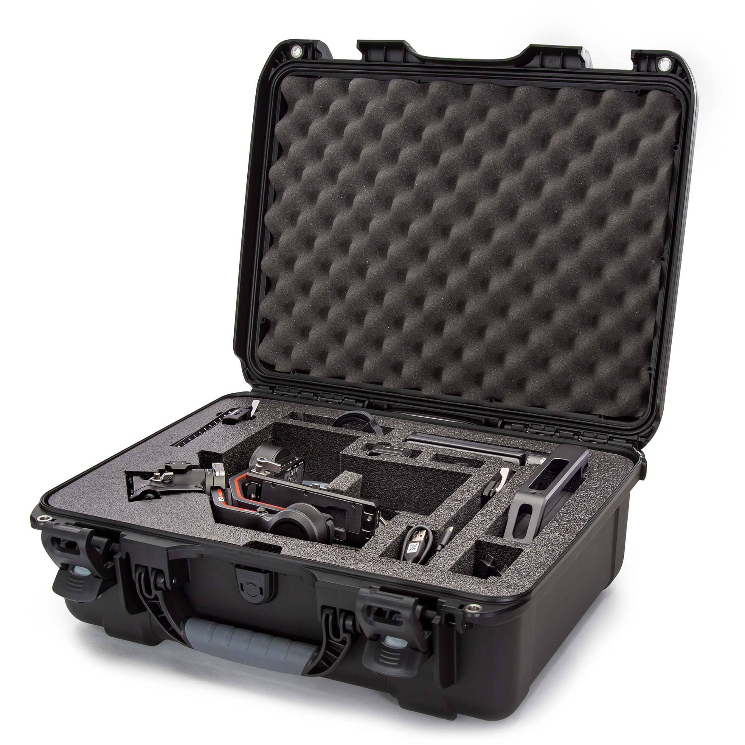 Nanuk 990 Waterproof Hard Case With Custom Foam - 44 Inch Ice Fishing Rod Protective Case