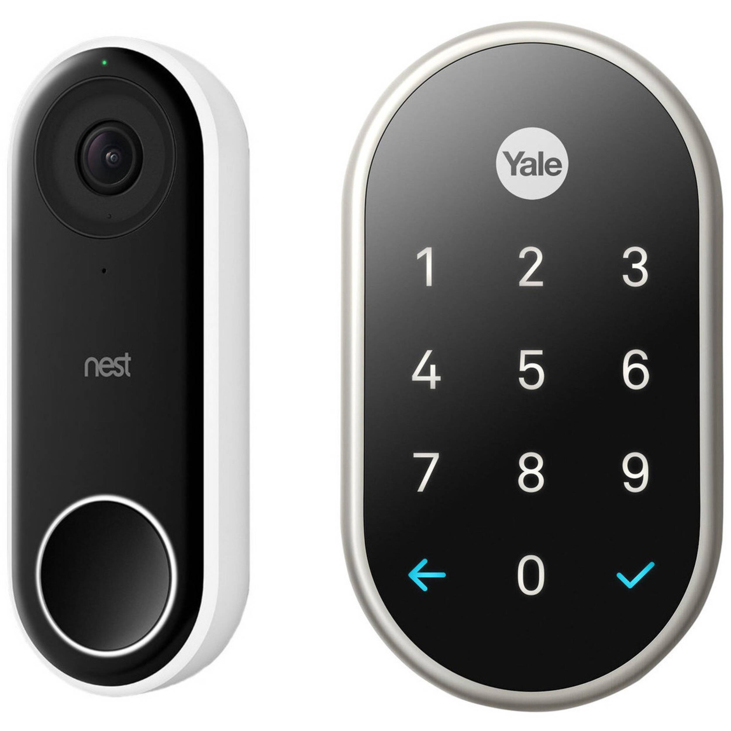 Google Nest Hello Video Doorbell With Nest X Yale Lock Kit B H