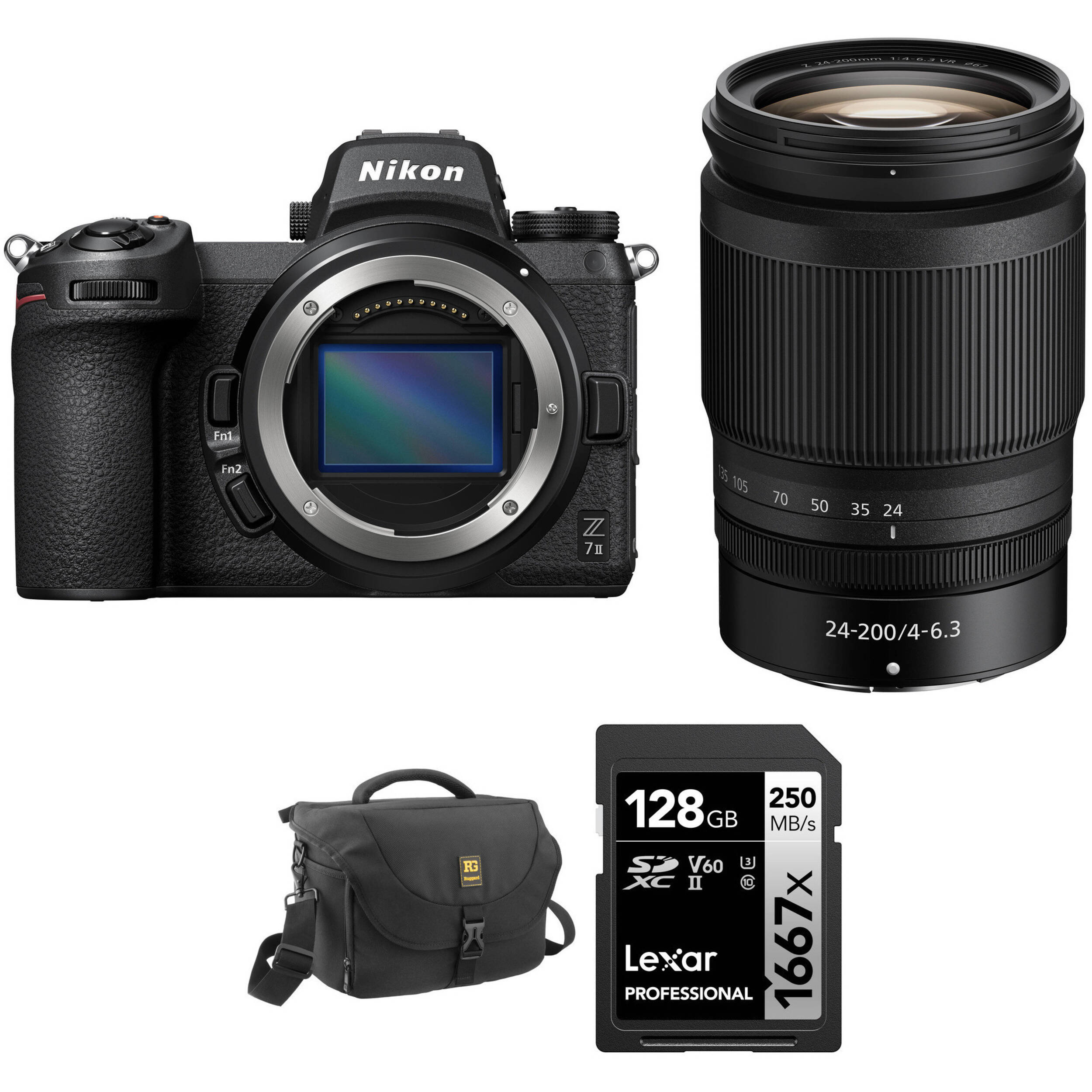 Nikon Z7 II with 24200mm Lens and Accessories Kit B&H Photo
