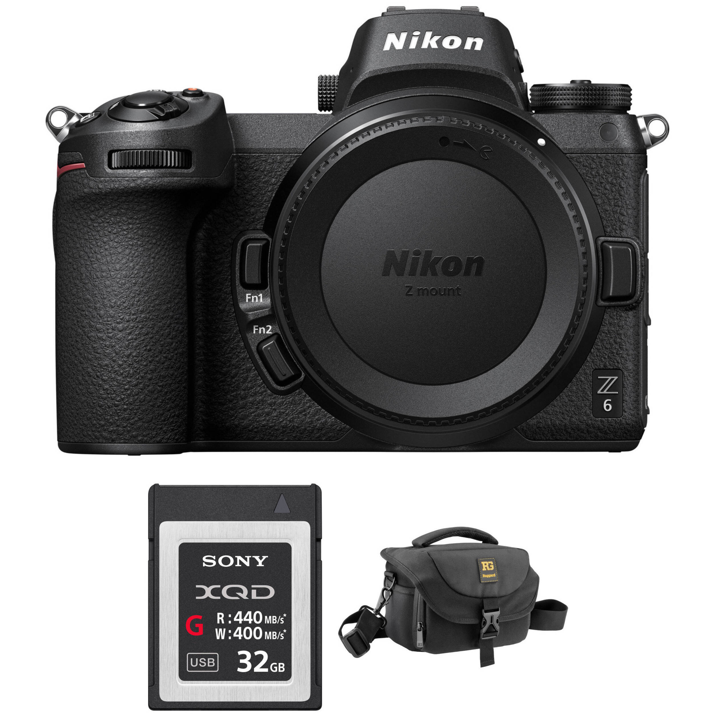 Nikon Z 6 Mirrorless Digital Camera with FTZ Mount Adapter and
