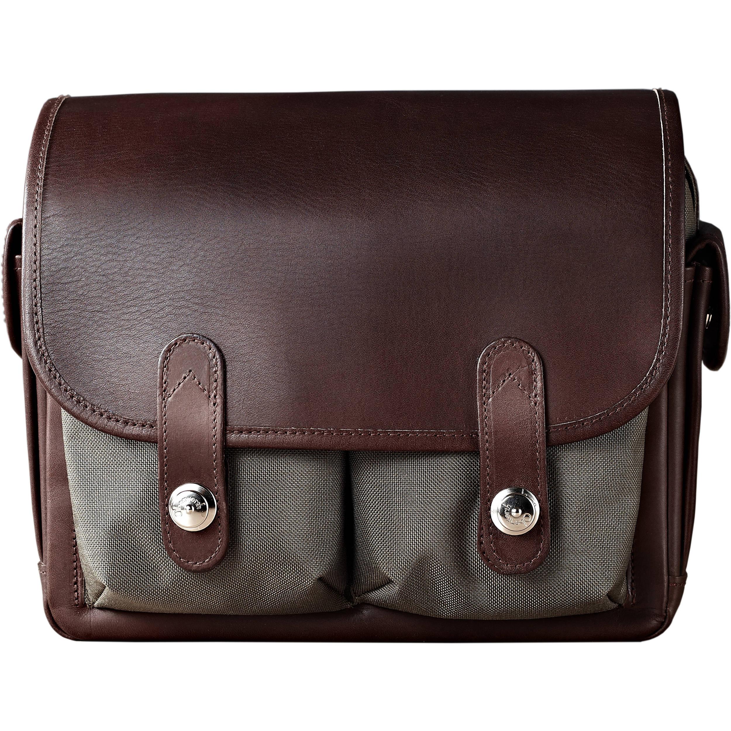 Oberwerth Wetzlar Small Camera Bag Olive Dark Brown W LD CO
