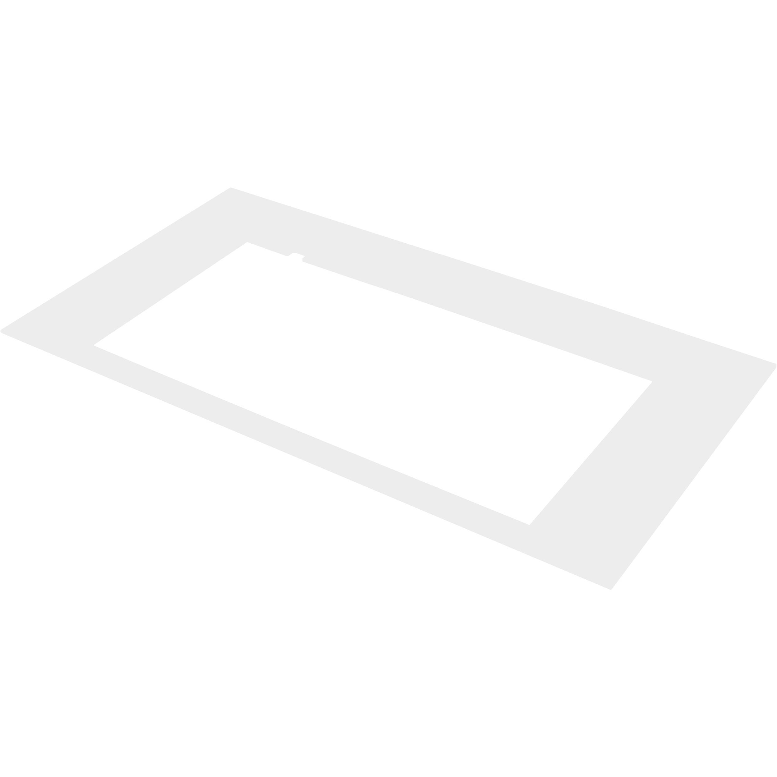 White DJ Podium Faceplate With Protective Foams - Perfect Fit For Pioneer DDJ-SX Controllers