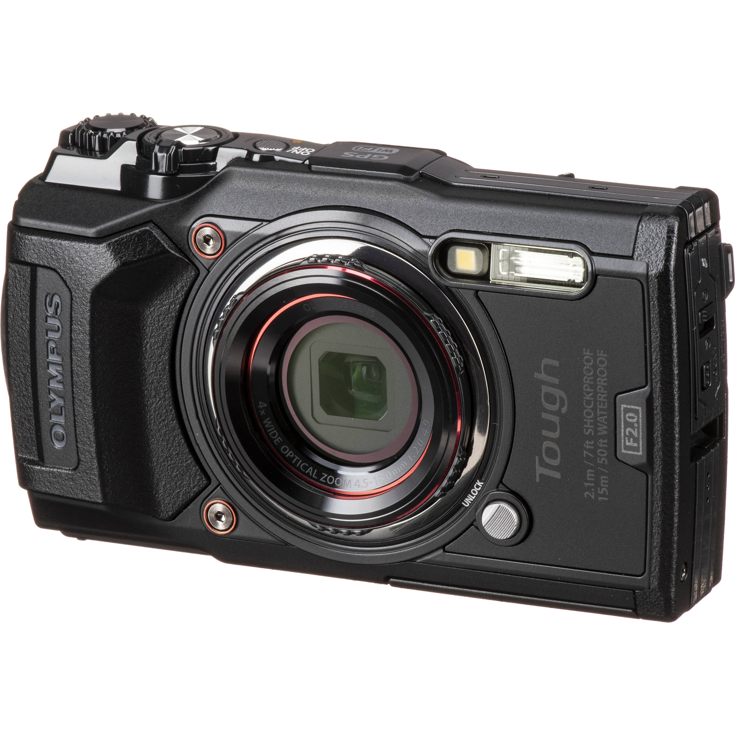 Olympus Tough TG 6 Digital Camera Black V104210BU000 B H Photo