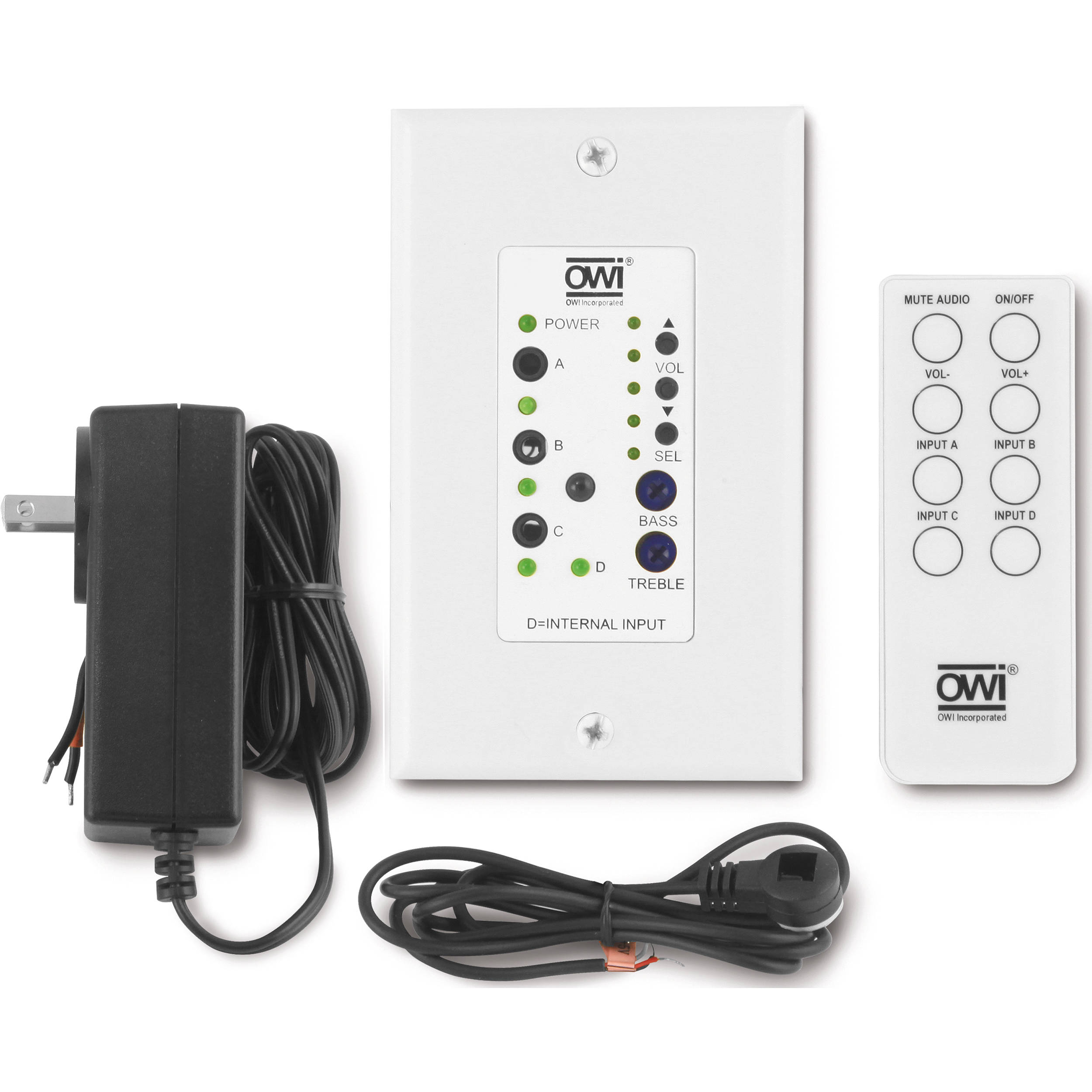 OWI Inc. AMP-IW4S In-Wall Four-Source 