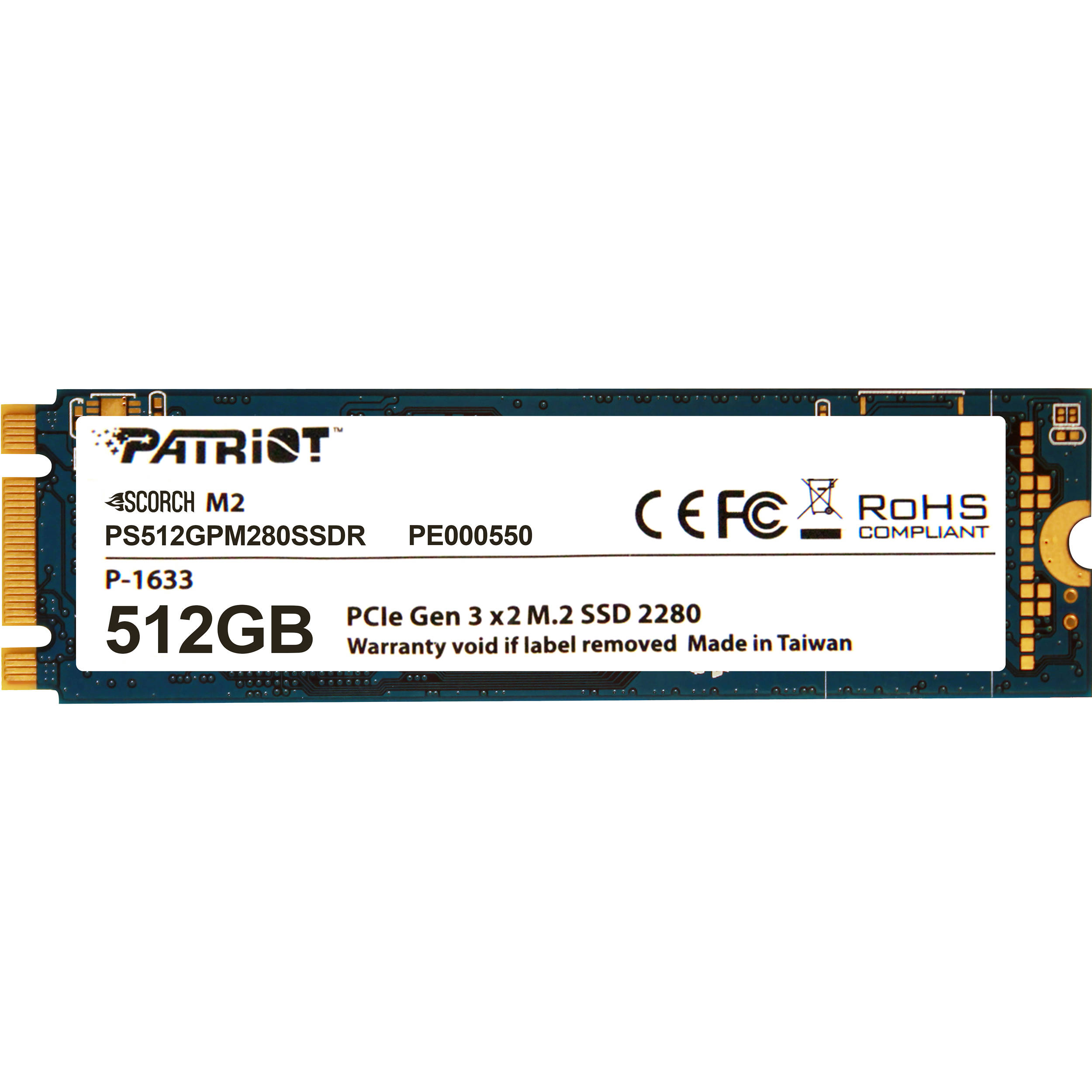 Patriot Scorch M.2 PCIe Solid State Drive (512GB)