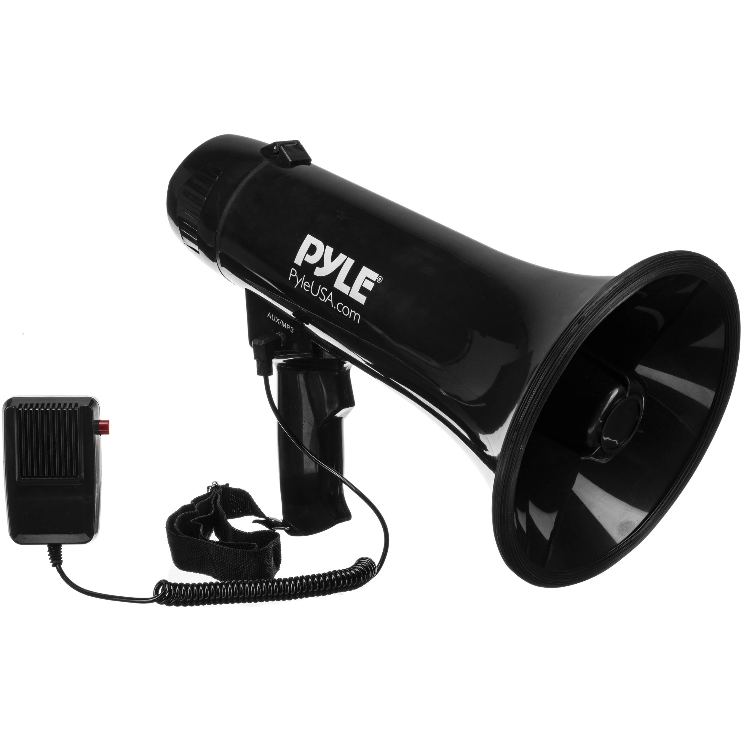 Pyle Professional Megaphone PMP40 – Built-in Siren & Handheld Mic – Get Loud!