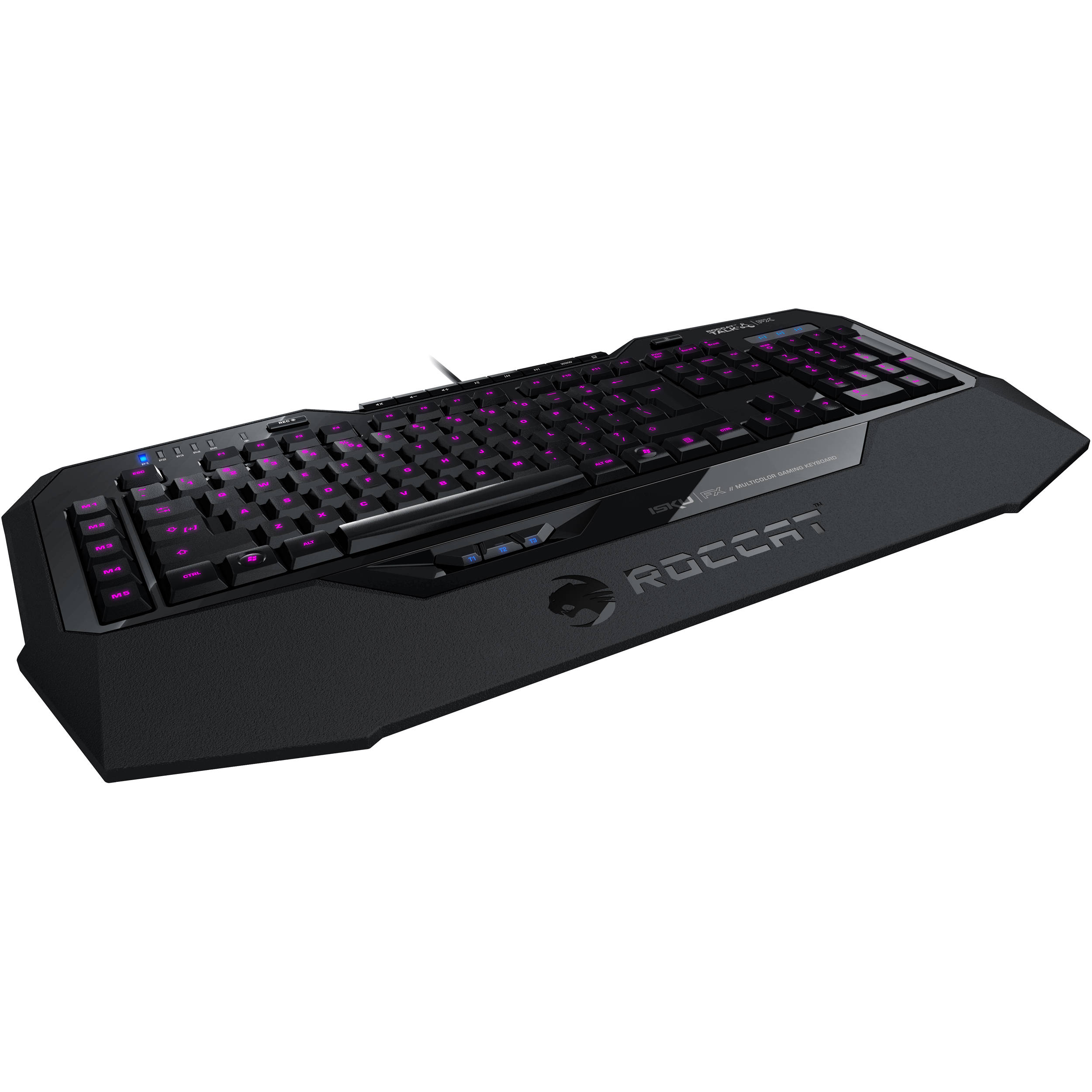 ROCCAT Isku FX Multi Color Gaming Keyboard Black ROC 12 901