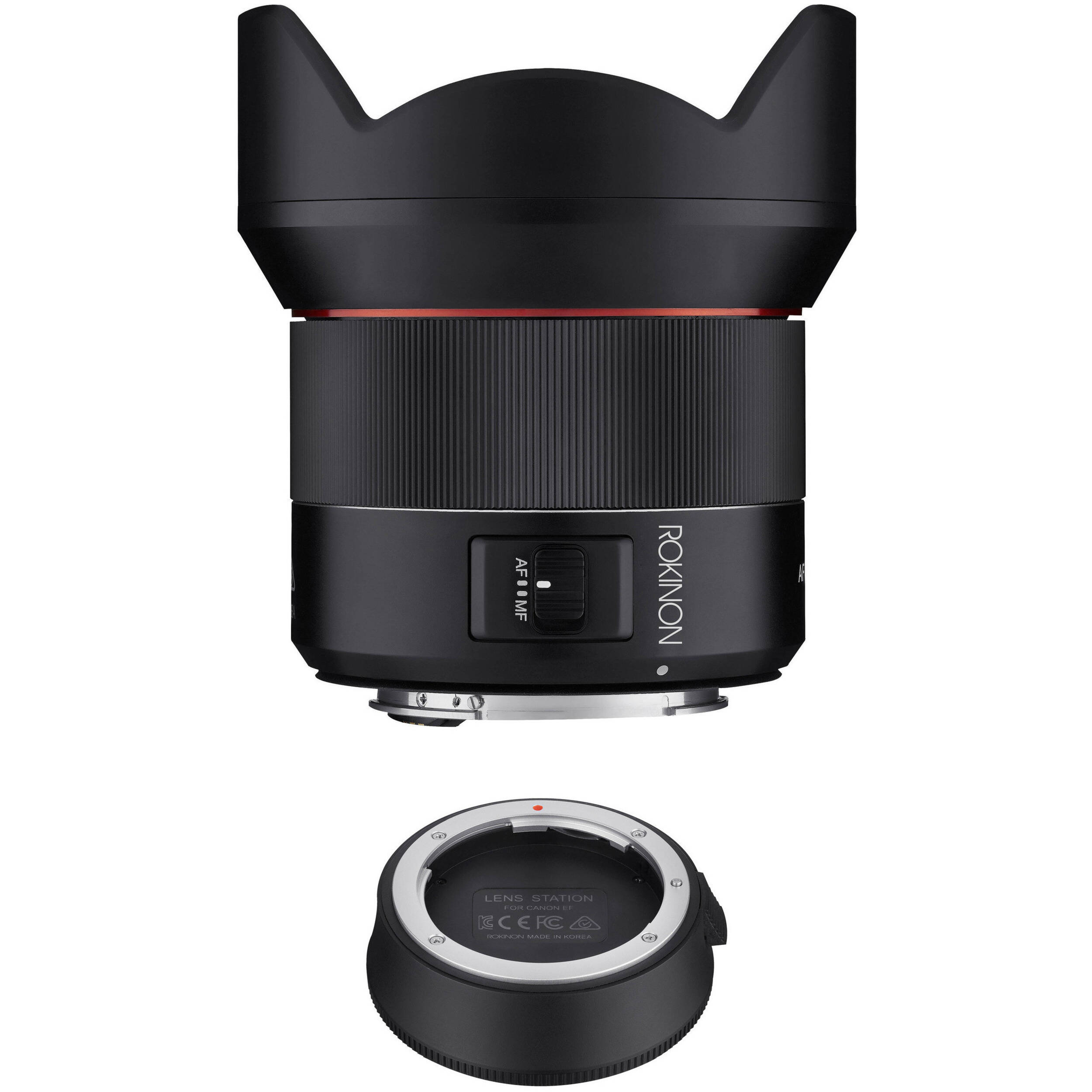 Rokinon AF 14mm F 2 8 Lens With Lens Station Kit For Canon EF