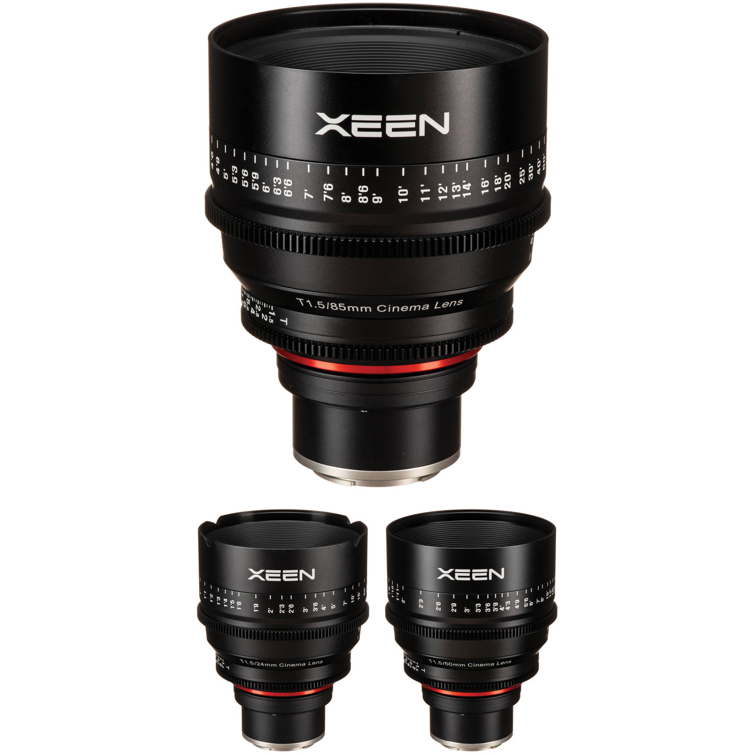 Obiettivo Cinema Rokinon Xeen 24 Mm T1.5 Per Canon EF – Lente Professionale Cine Full Frame, Alloggiamento In Alluminio, 11 Lame