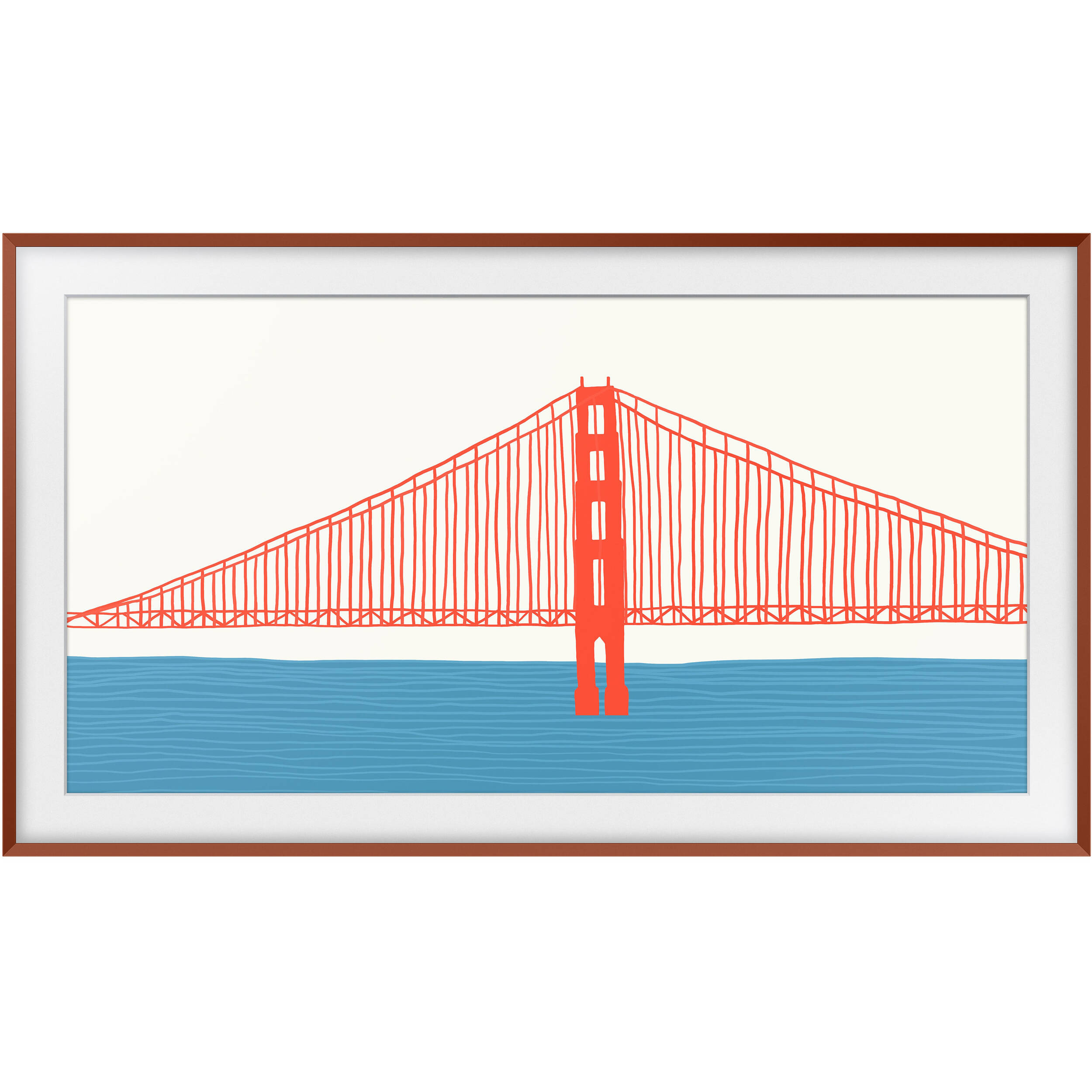 Samsung Customizable Bezel For The 21 65 Vg Scfa65trcza B H