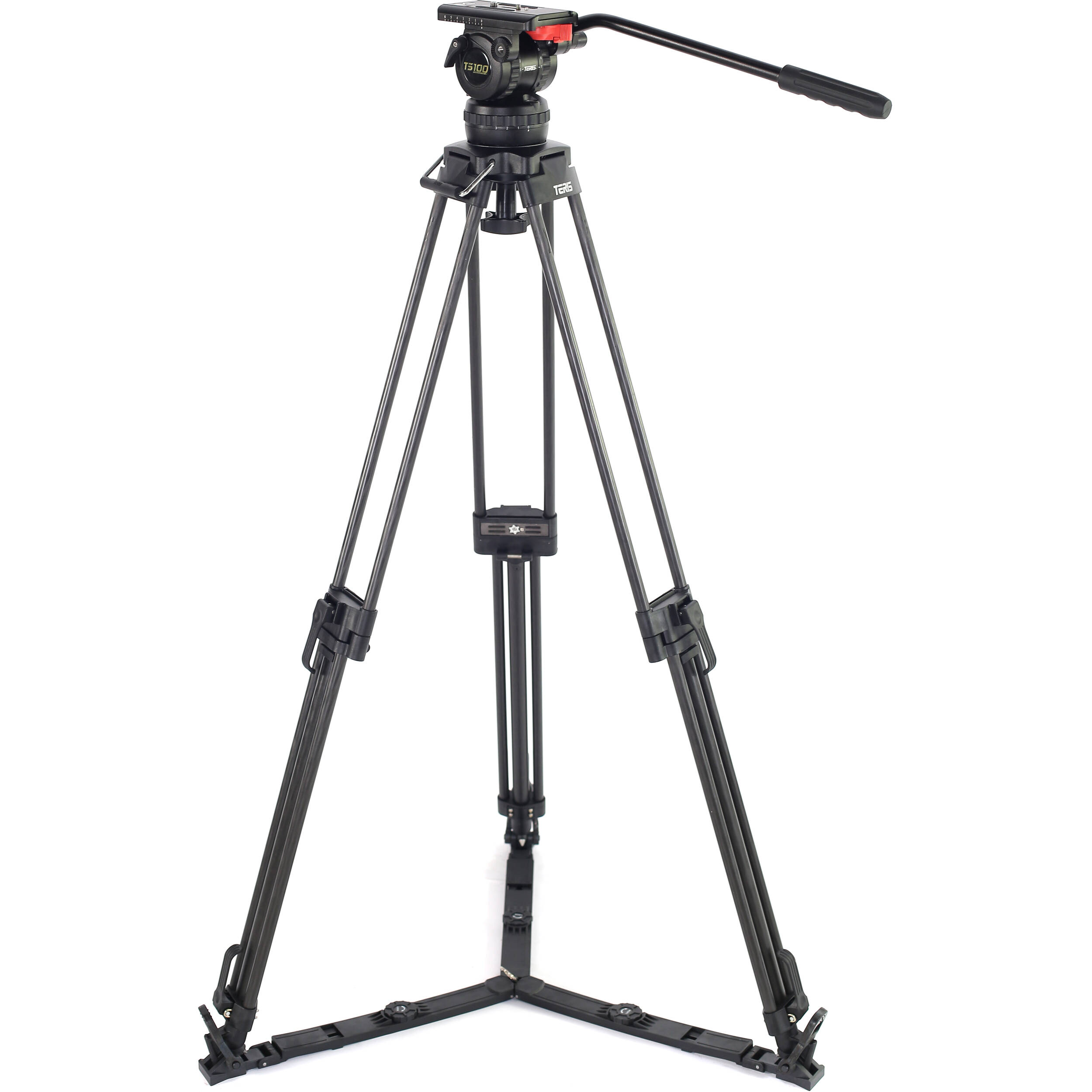 Teris TS100CF Fluid Head & Tripod Kit (Carbon Fiber) TS100CF B&H