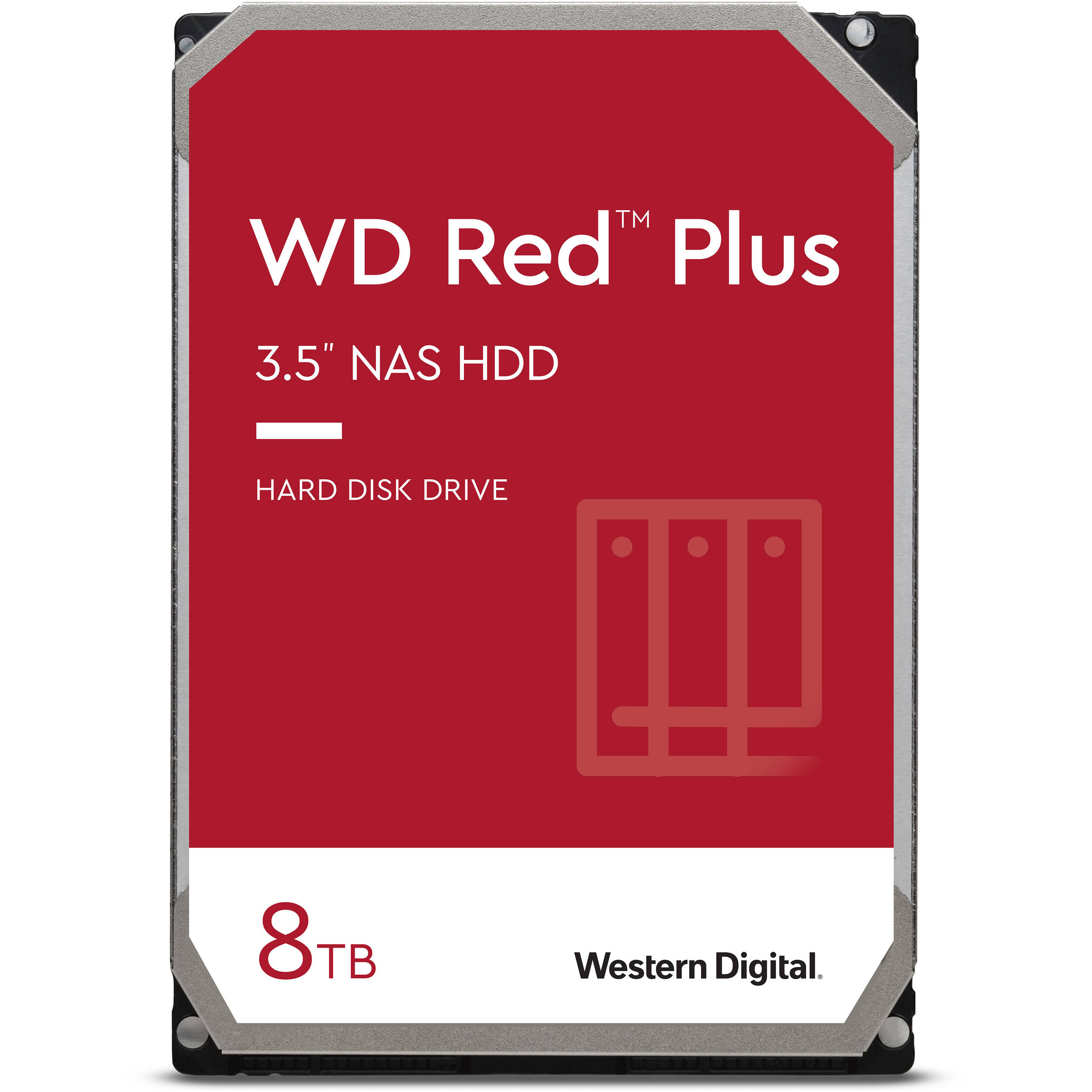Wd 8tb Red Plus 7200 Rpm Sata Iii 3 5 Wdbavv0080hnc Wrsn B H