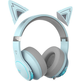 Edifier - G5BT CAT Wireless Gaming Headset w/ Magnetic Cat Ears, 36 Hour Battery Life for Xbox, Playstation, Nintendo, Mobile & PC - Sky Blue - image 9