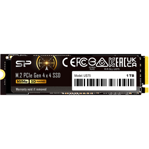 Silicon Power 1TB US75 NVMe PCIe 4.0 M.2 Internal SSD