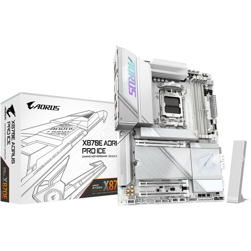 Gigabyte X870E Aorus Pro Ice motherboard